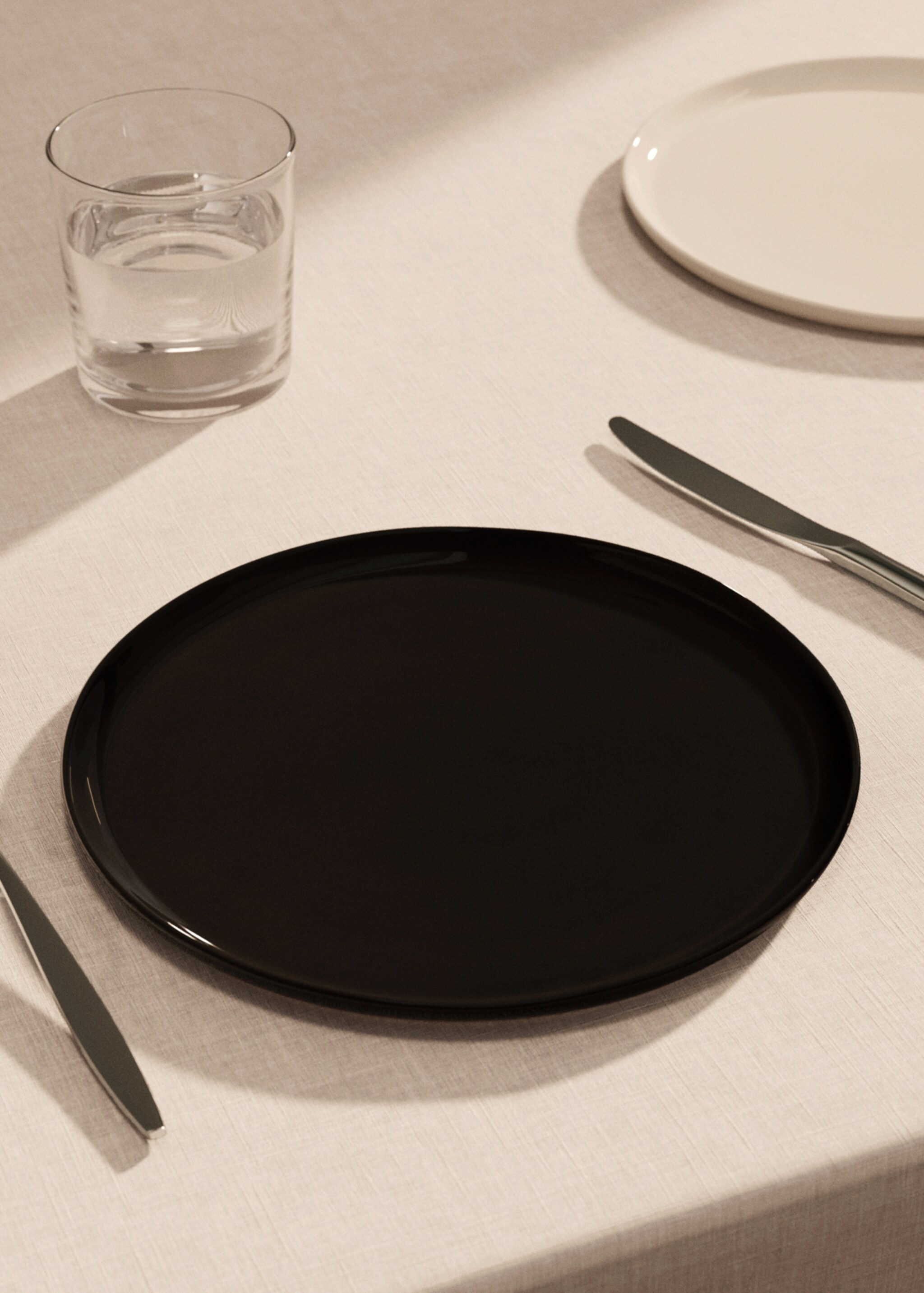 Fine stoneware flat plate - General plane