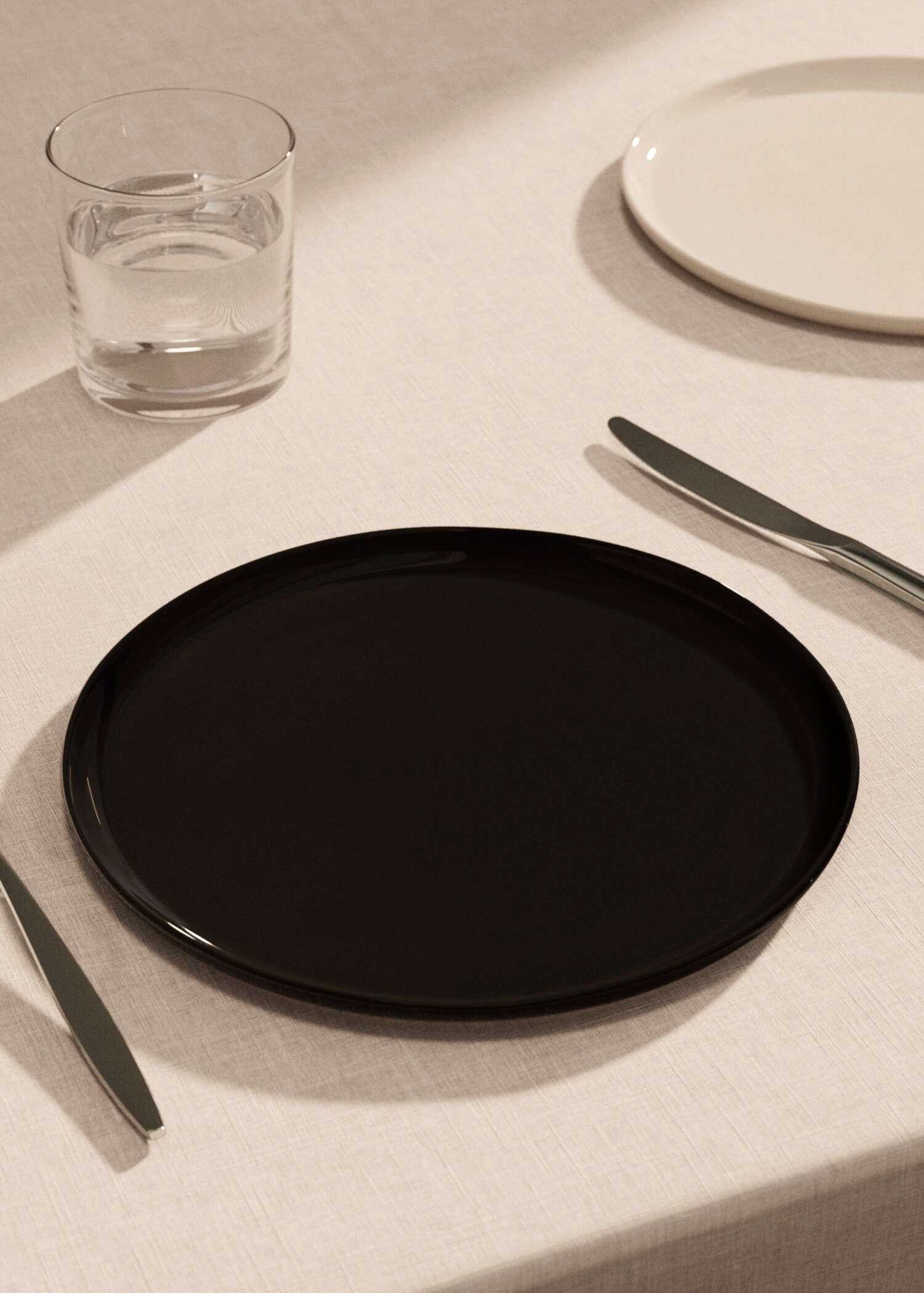 Fine stoneware flat plate - General plane