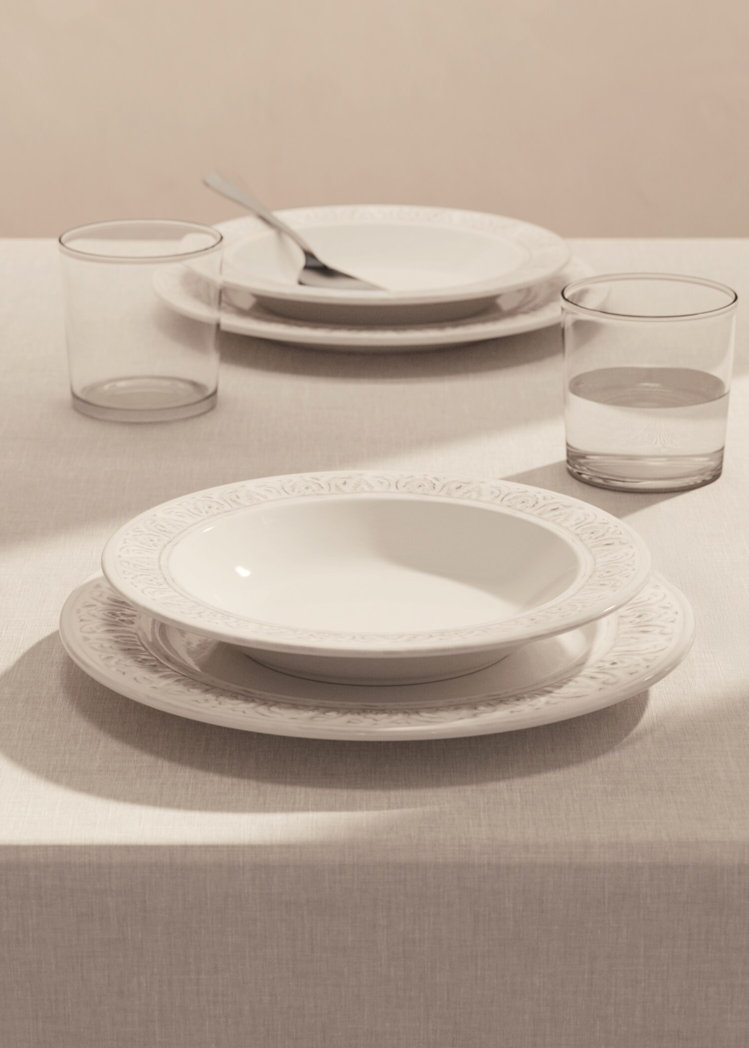 Piatto fondo cenefa - Piano generale