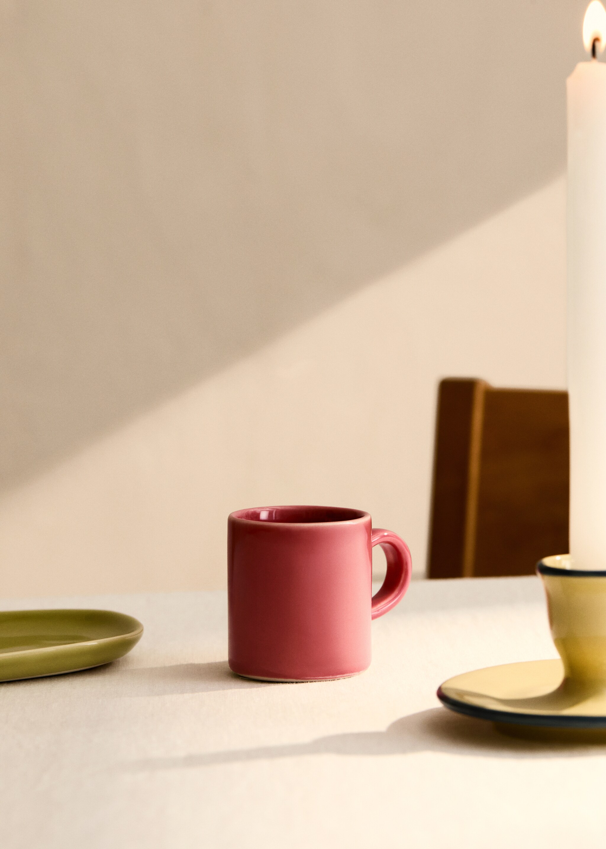 Stoneware espresso cup - General plane