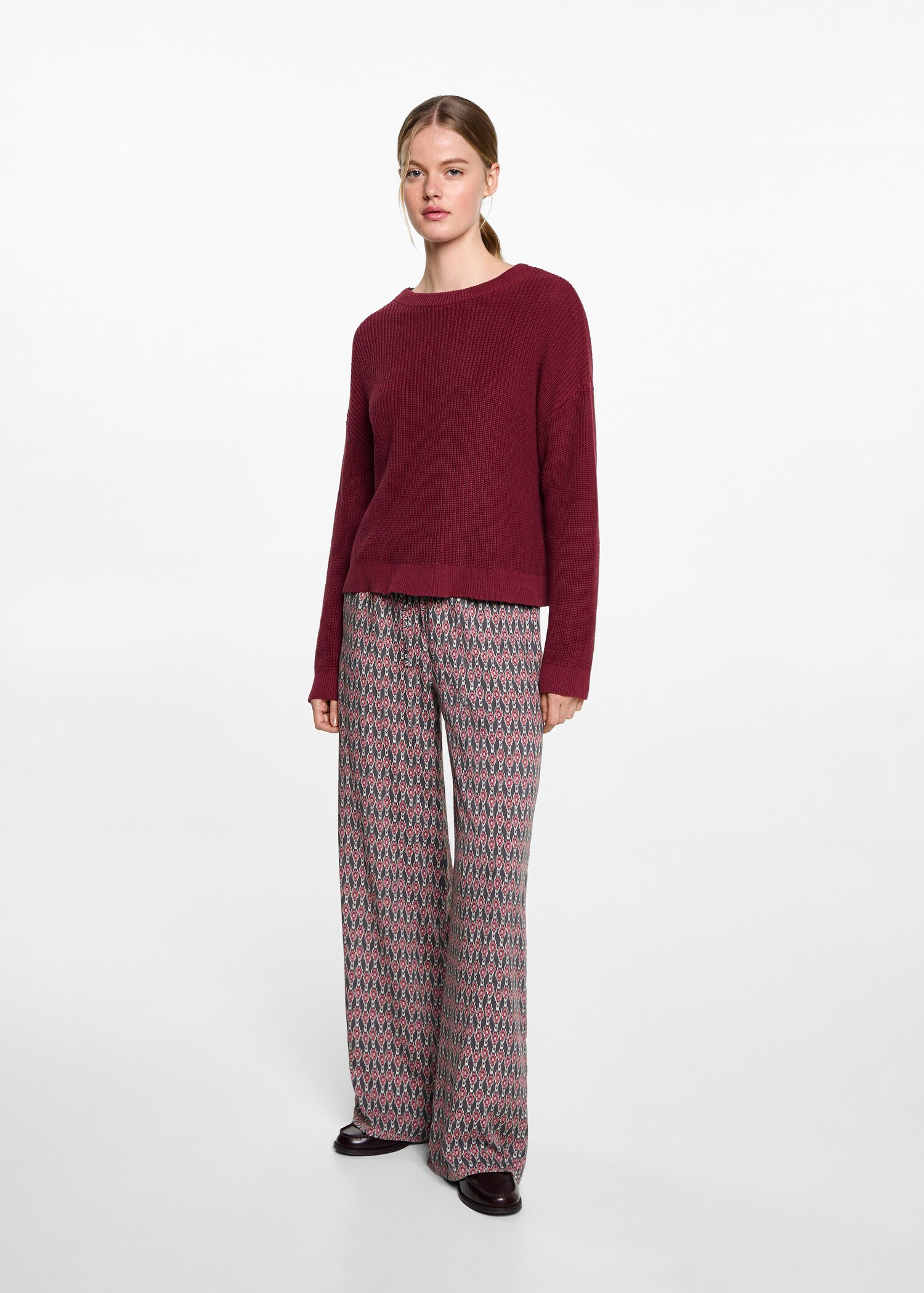 Pantalon fluide imprimé - Plan général