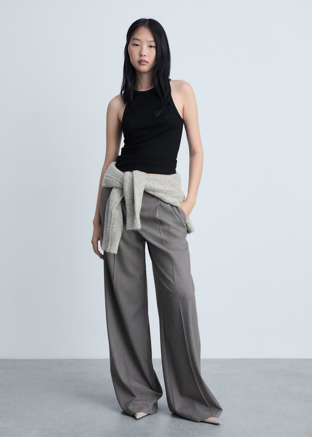 Fine ribbed knit top - Women | MANGO USA