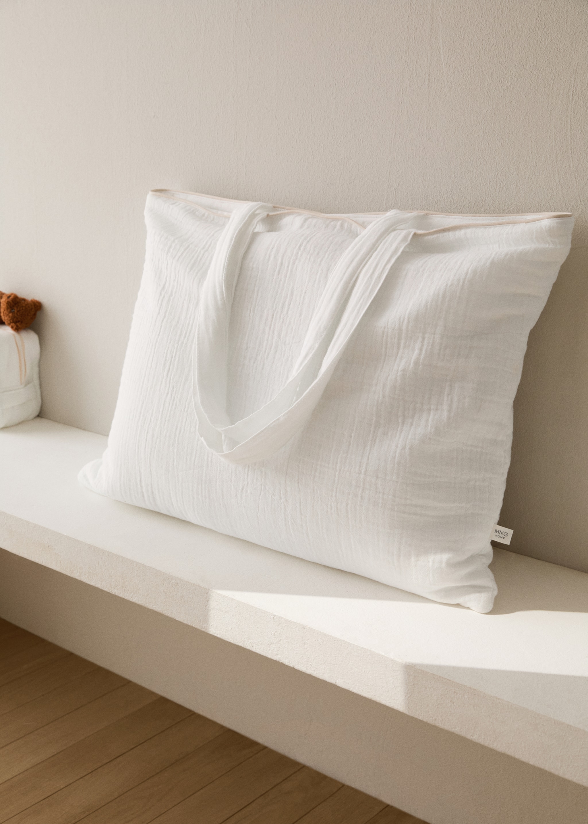 Cotton gauze maternity bag - General plane