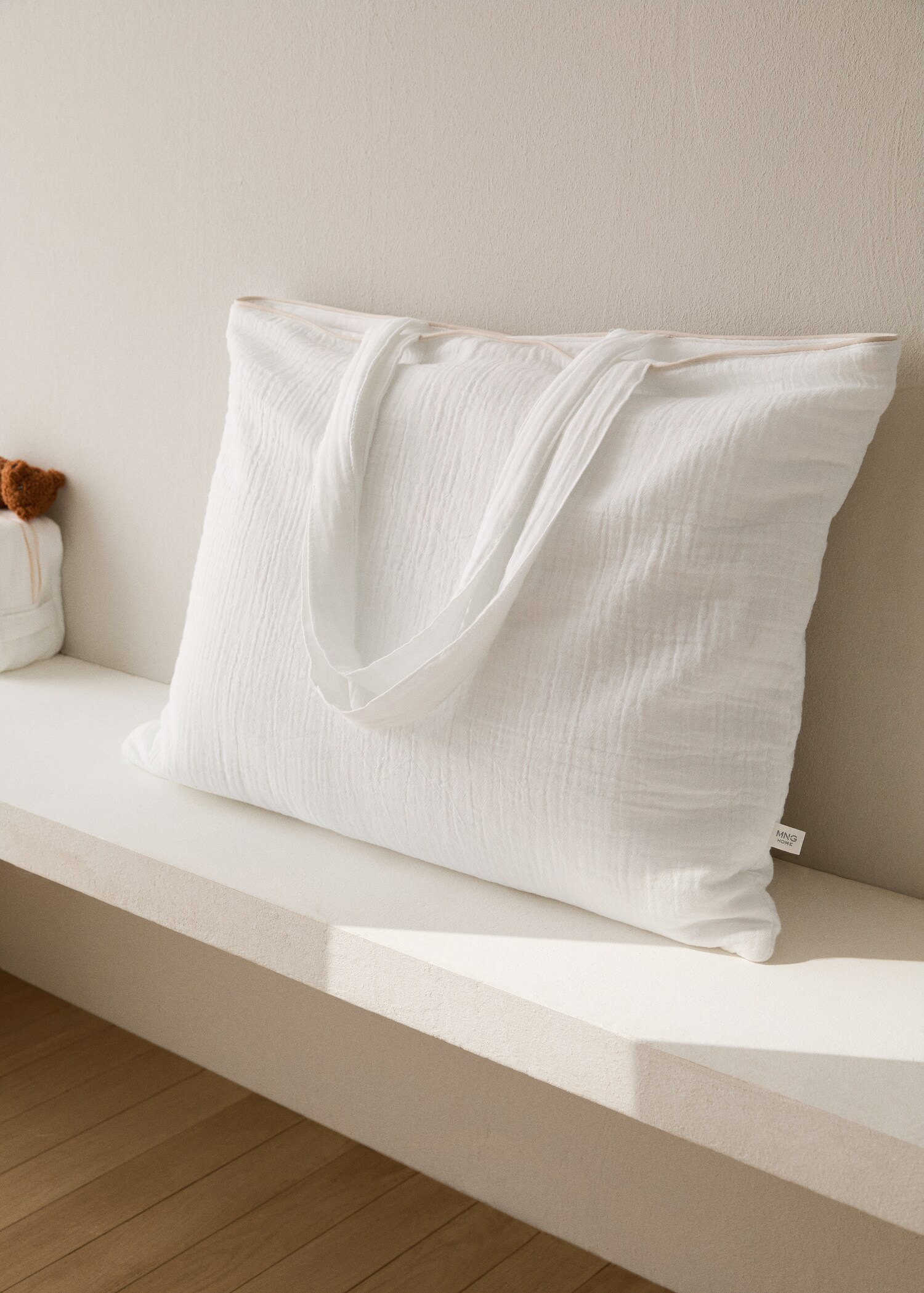 Cotton chiffon maternity bag - General plane