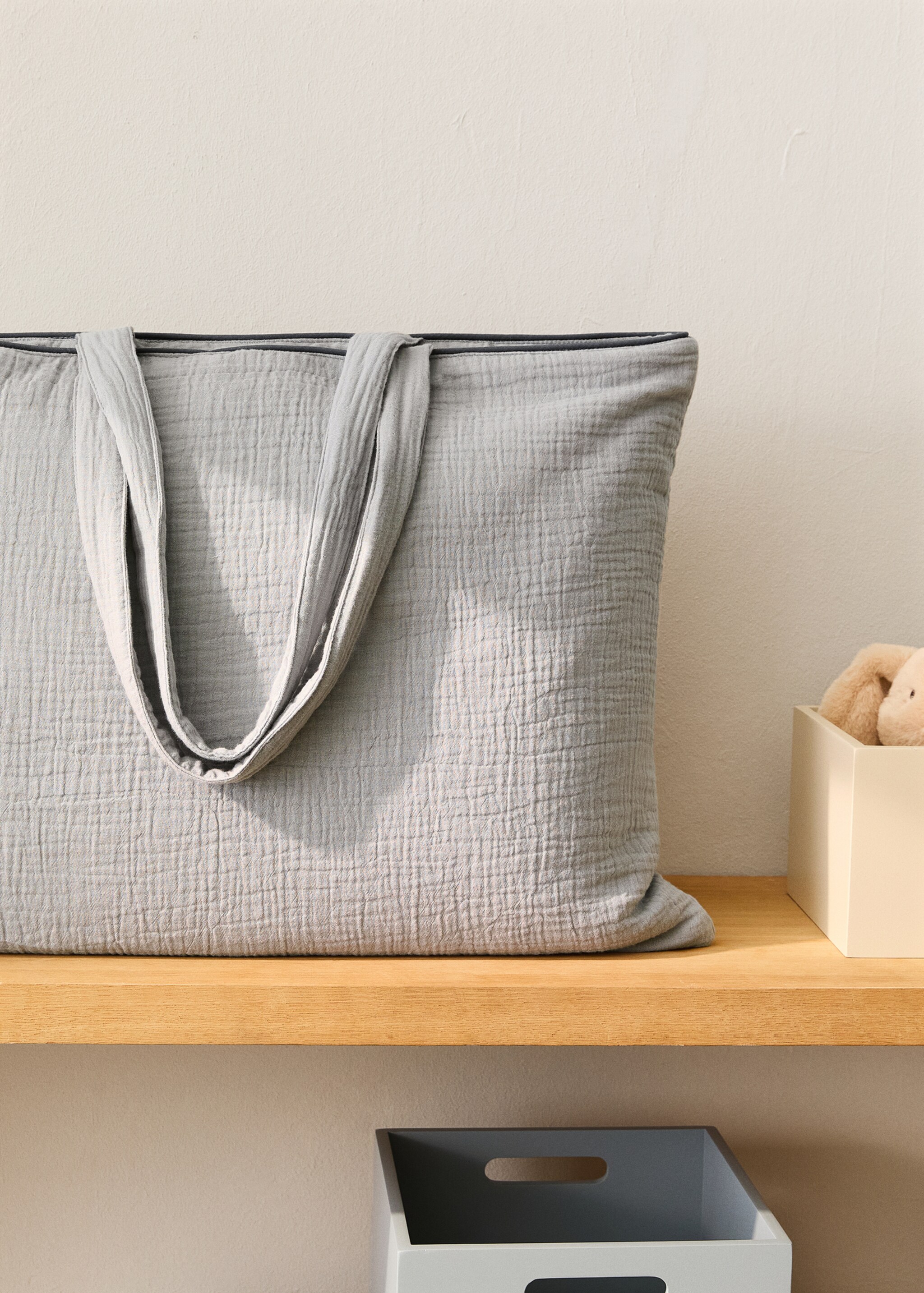 Wickeltasche aus Baumwoll-Musselin - Allgemeine Ansicht