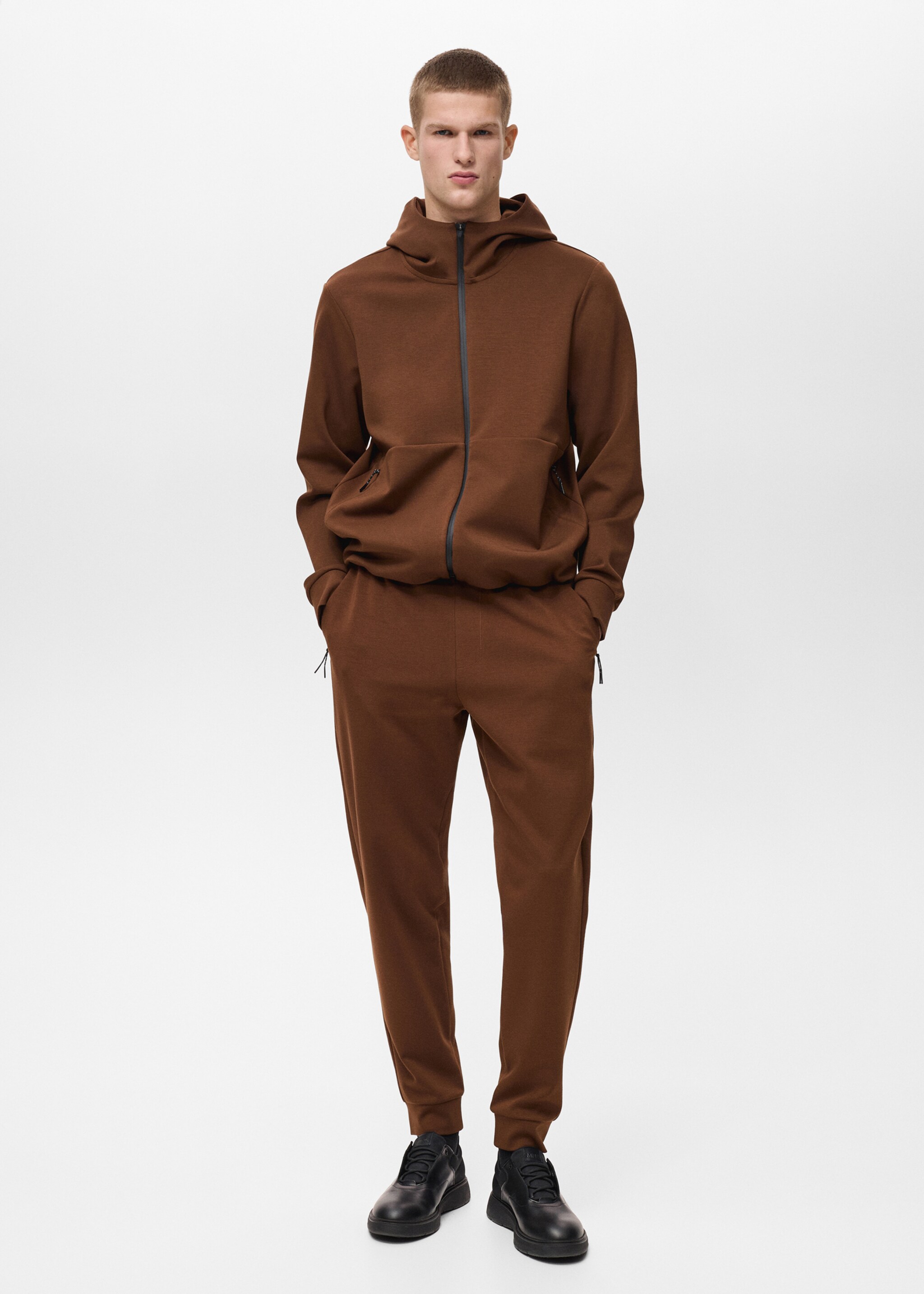 COOLMAX® joggers with elastic waistband - General plane