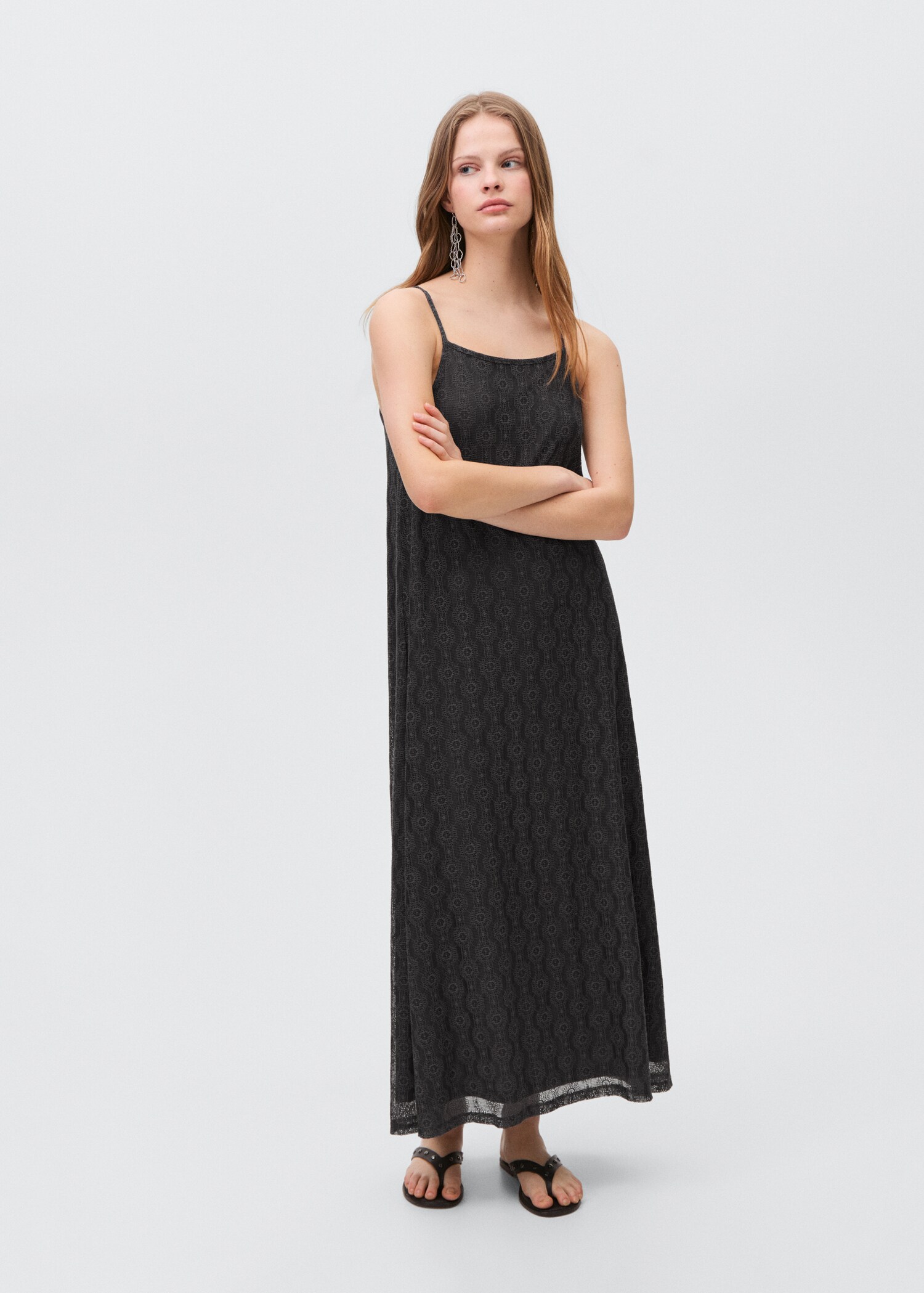 Long lace dress - General plane