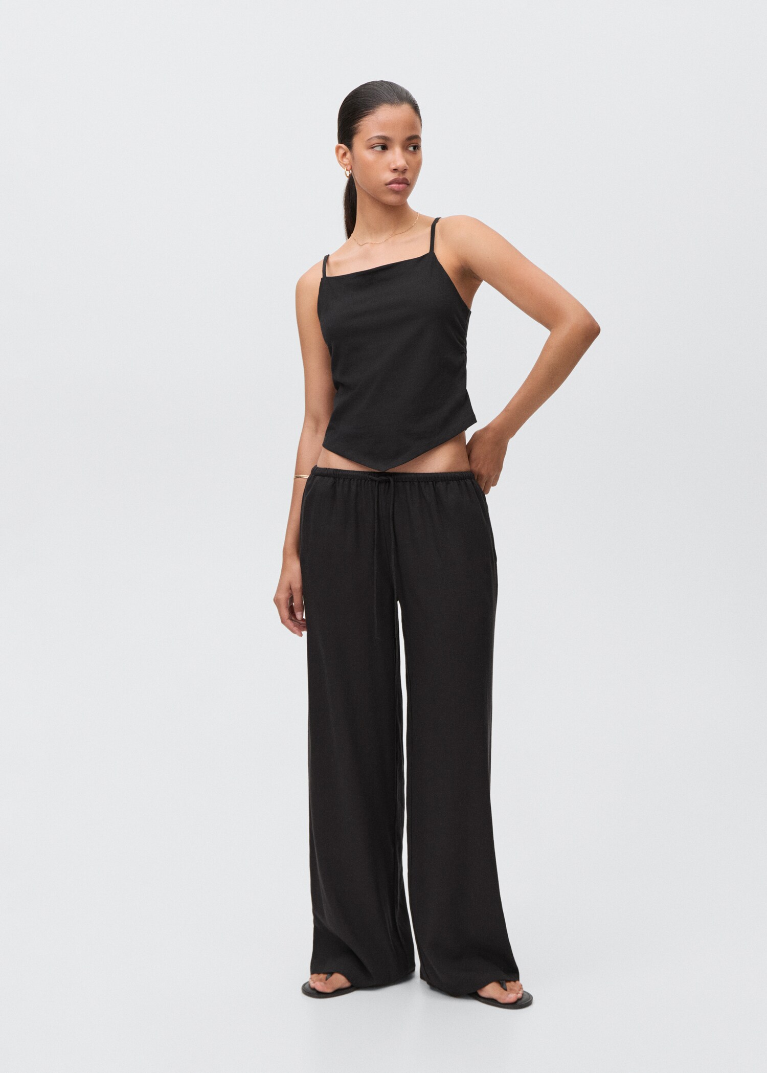 V-neck bandana top - General plane