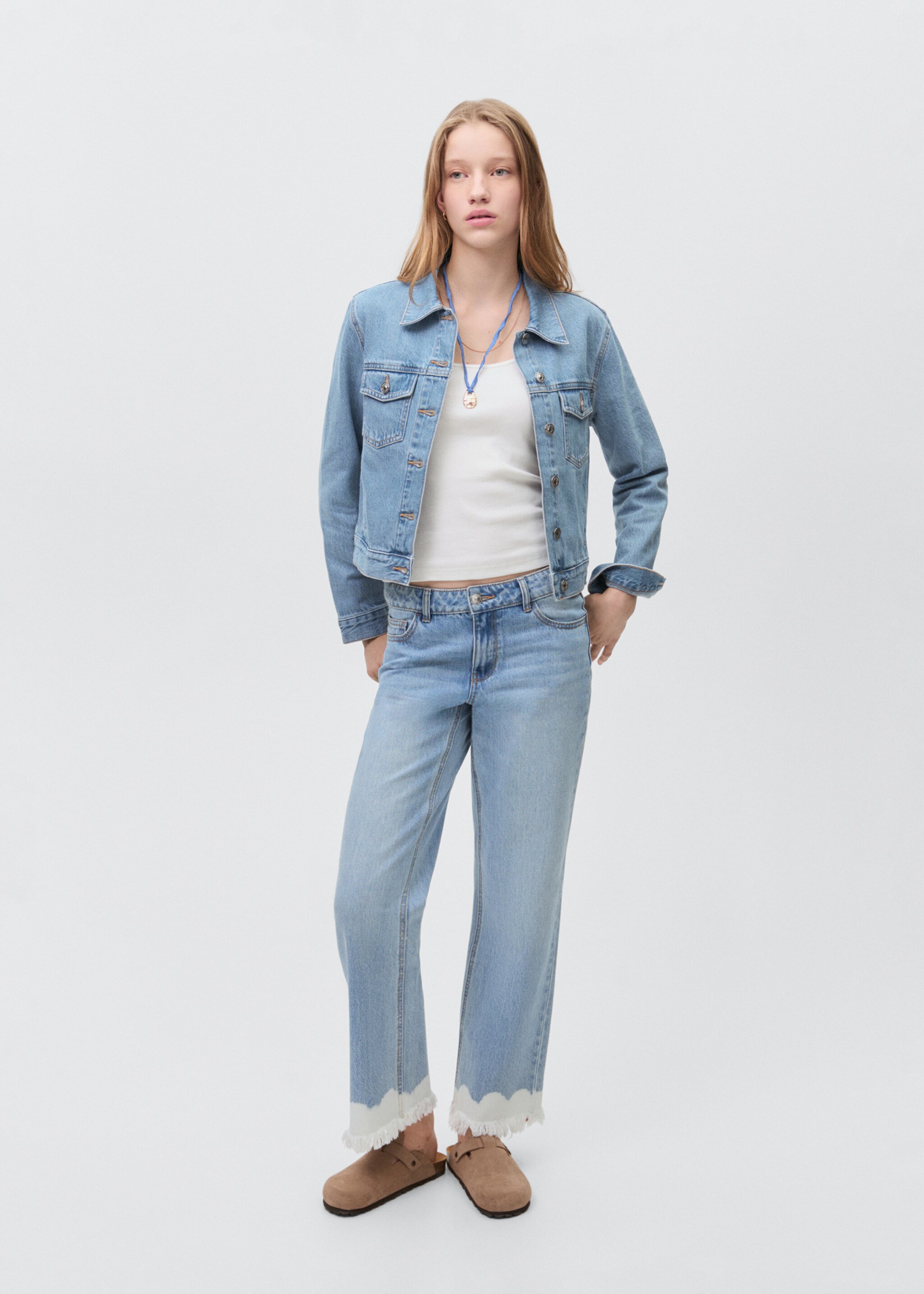 Blouson en jean - Plan général