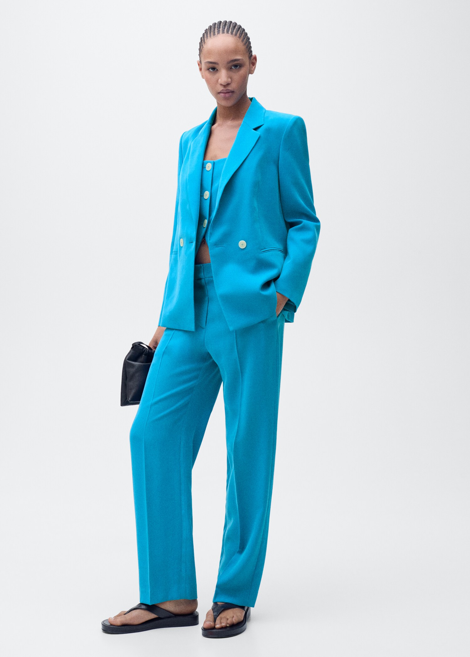 Blazer costume droit - Plan général