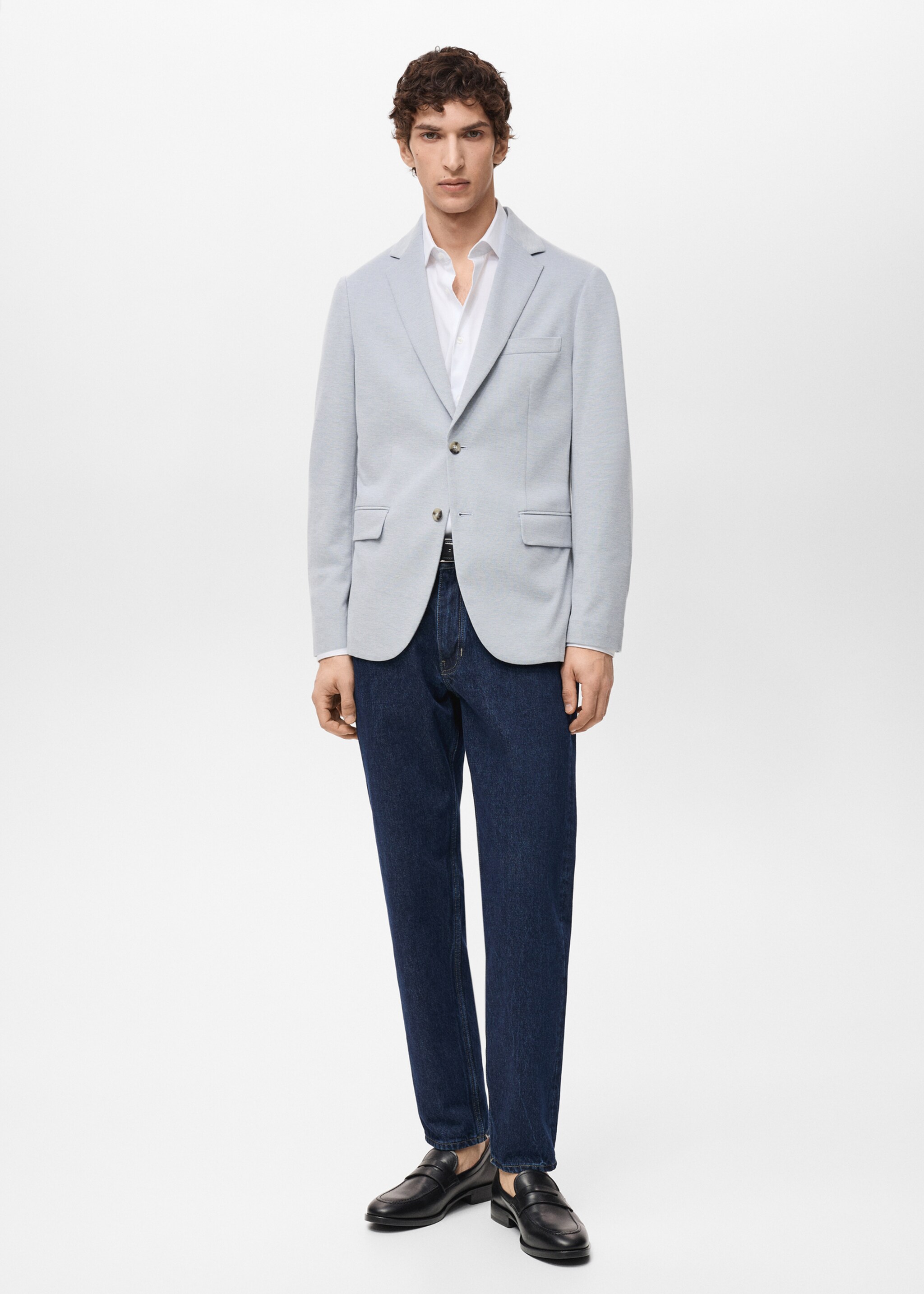 Veste Verner slim-fit en coton - Plan général