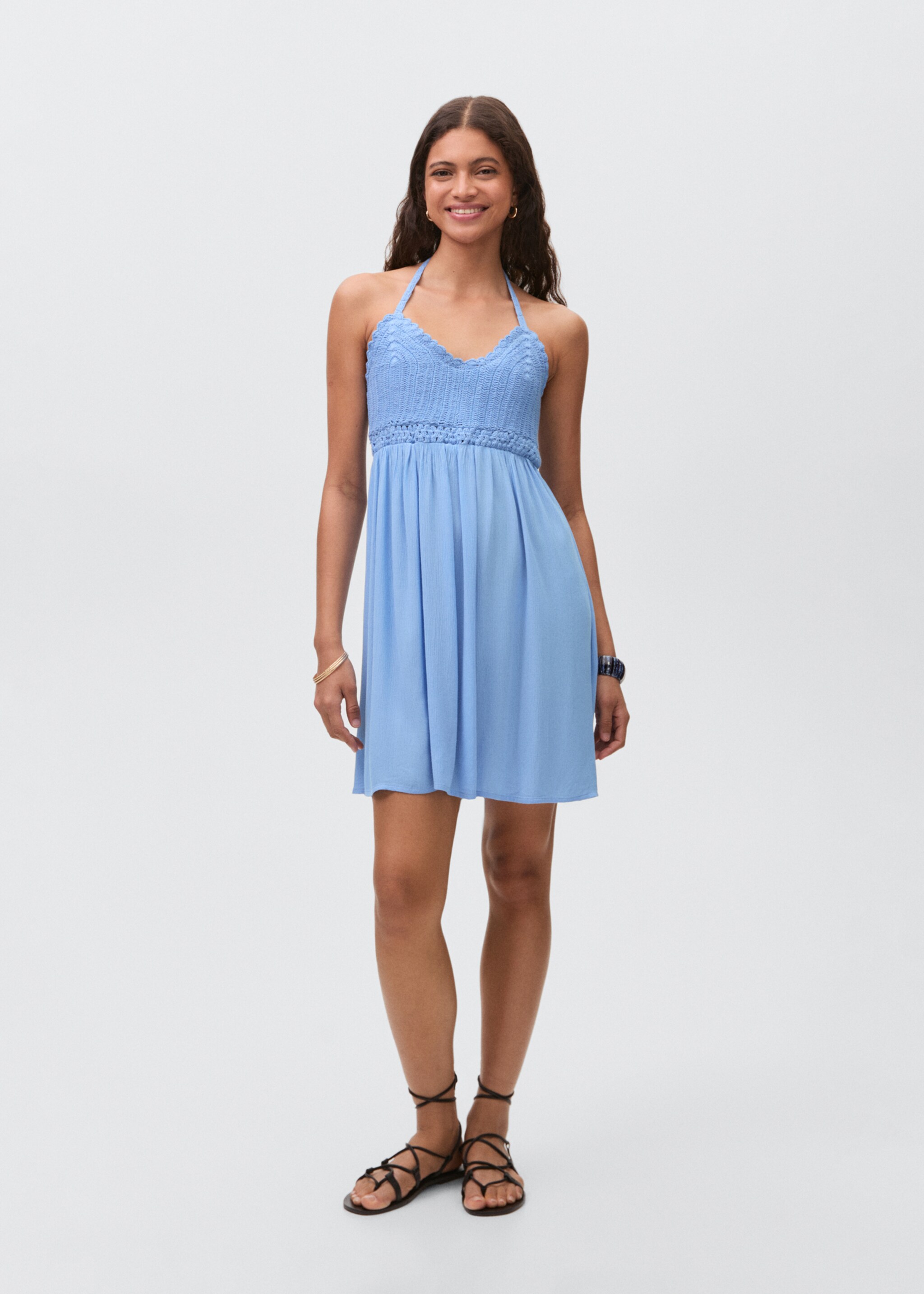 Kurzes Häkelkleid - Allgemeine Ansicht