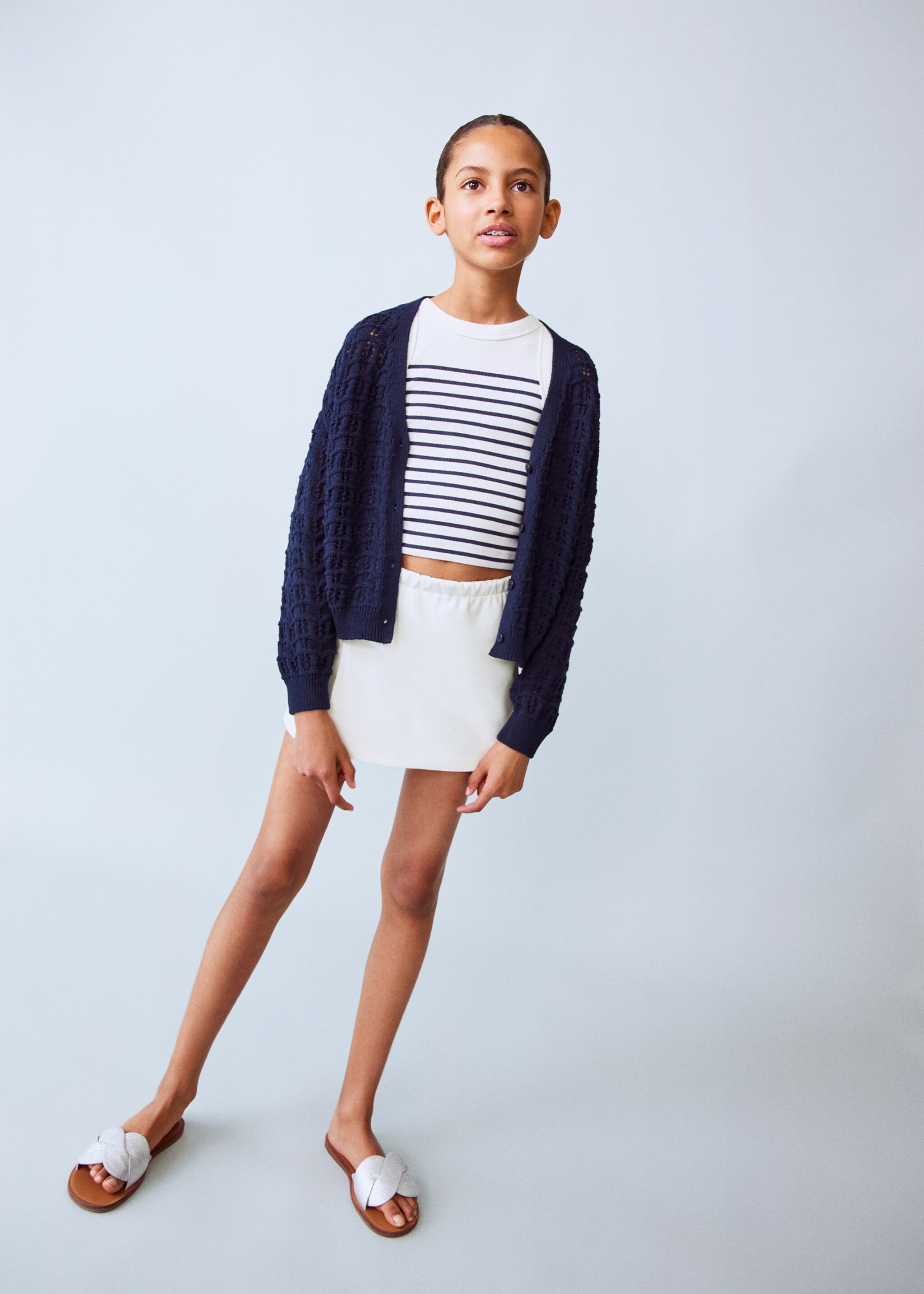 Cotton skort - General plane