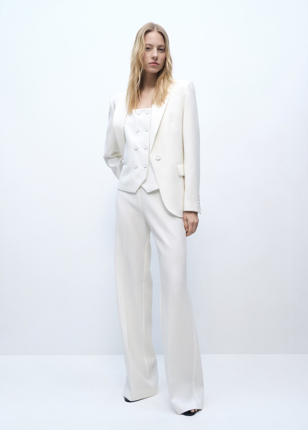 Double-breasted suit vest - image 2
