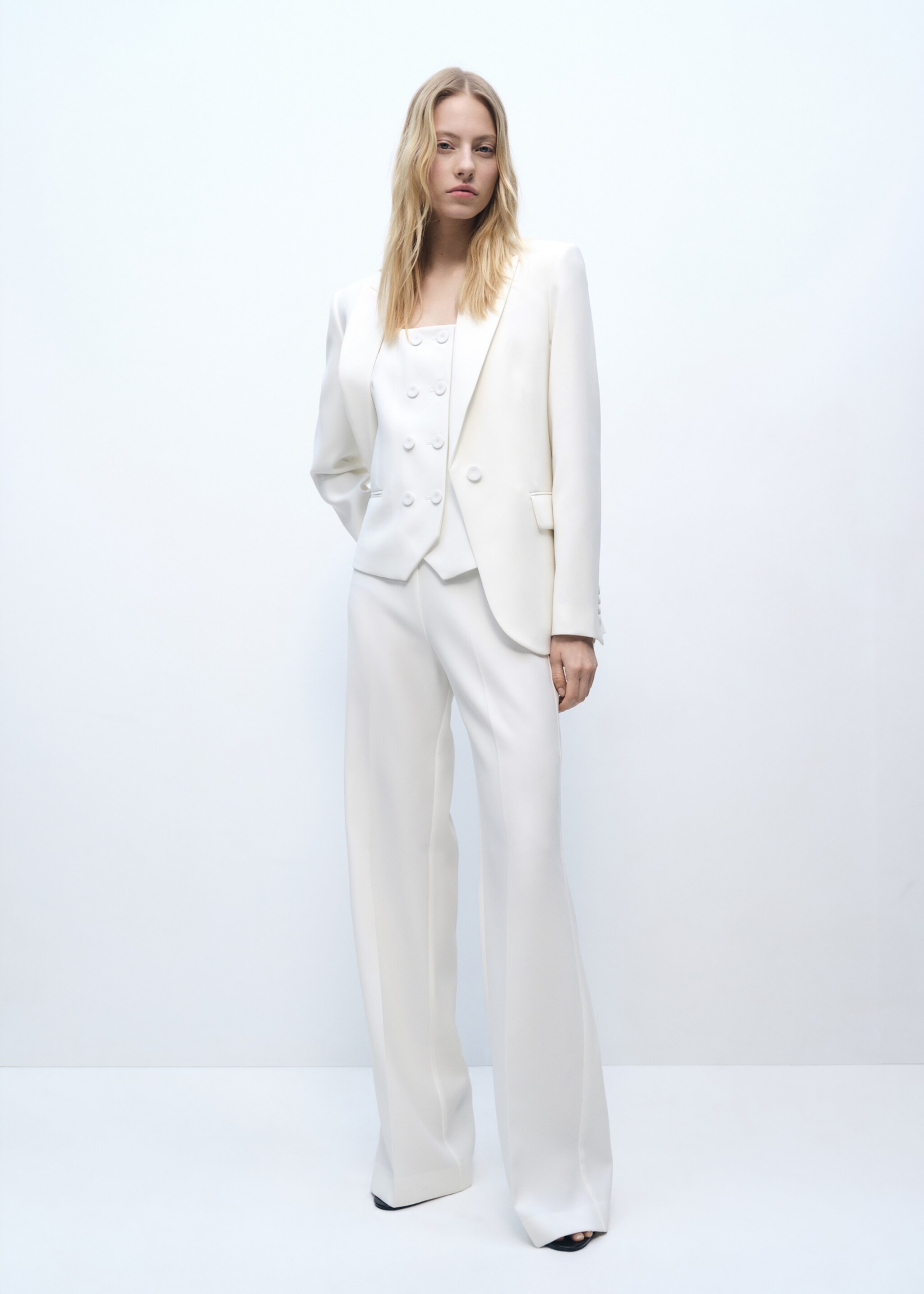 Double-breasted suit waistcoat - General plane