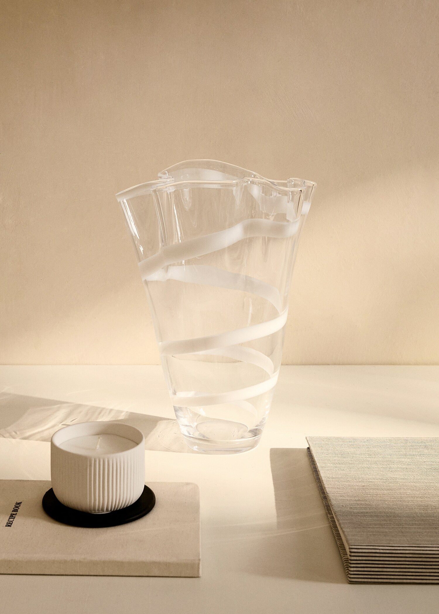 Vaso in vetro soffiato a mano linea - Piano generale