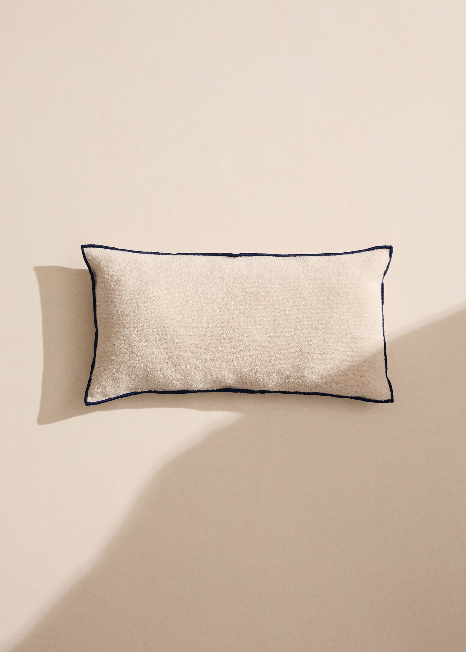 Capa de almofada praia efeito toalha 22x41 cm - Plano geral