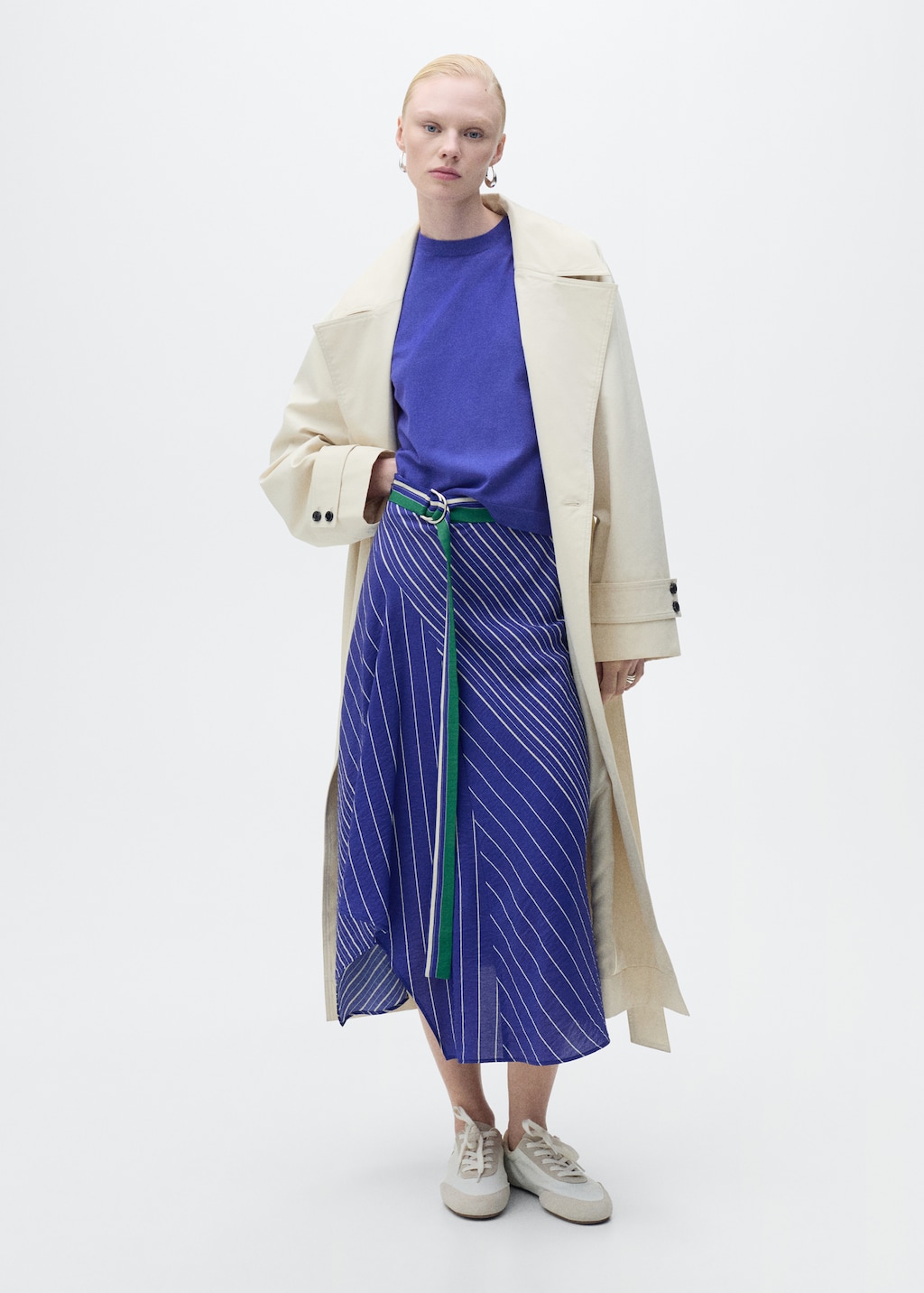 Mango Short-sleeved fine-knit sweater