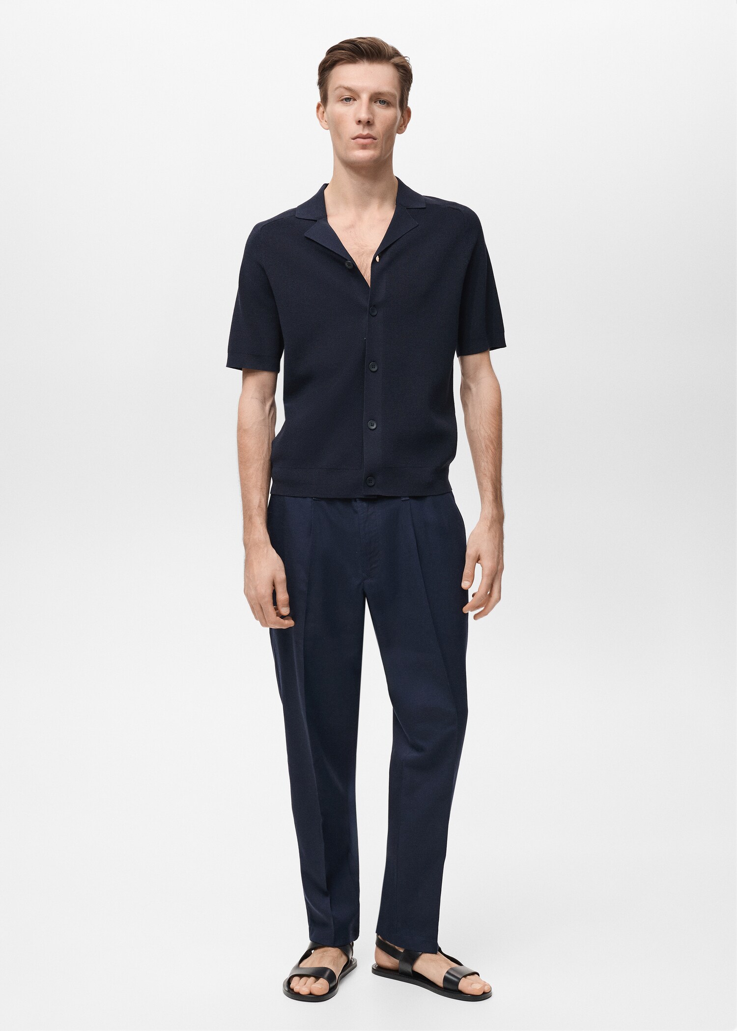 Camisa punto fino - Plano general
