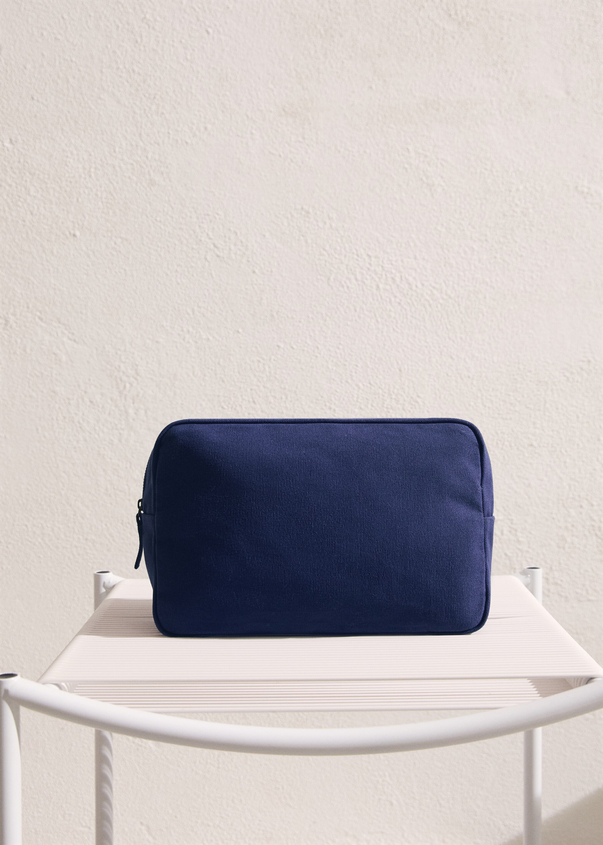 Plain cotton toiletry bag - General plane