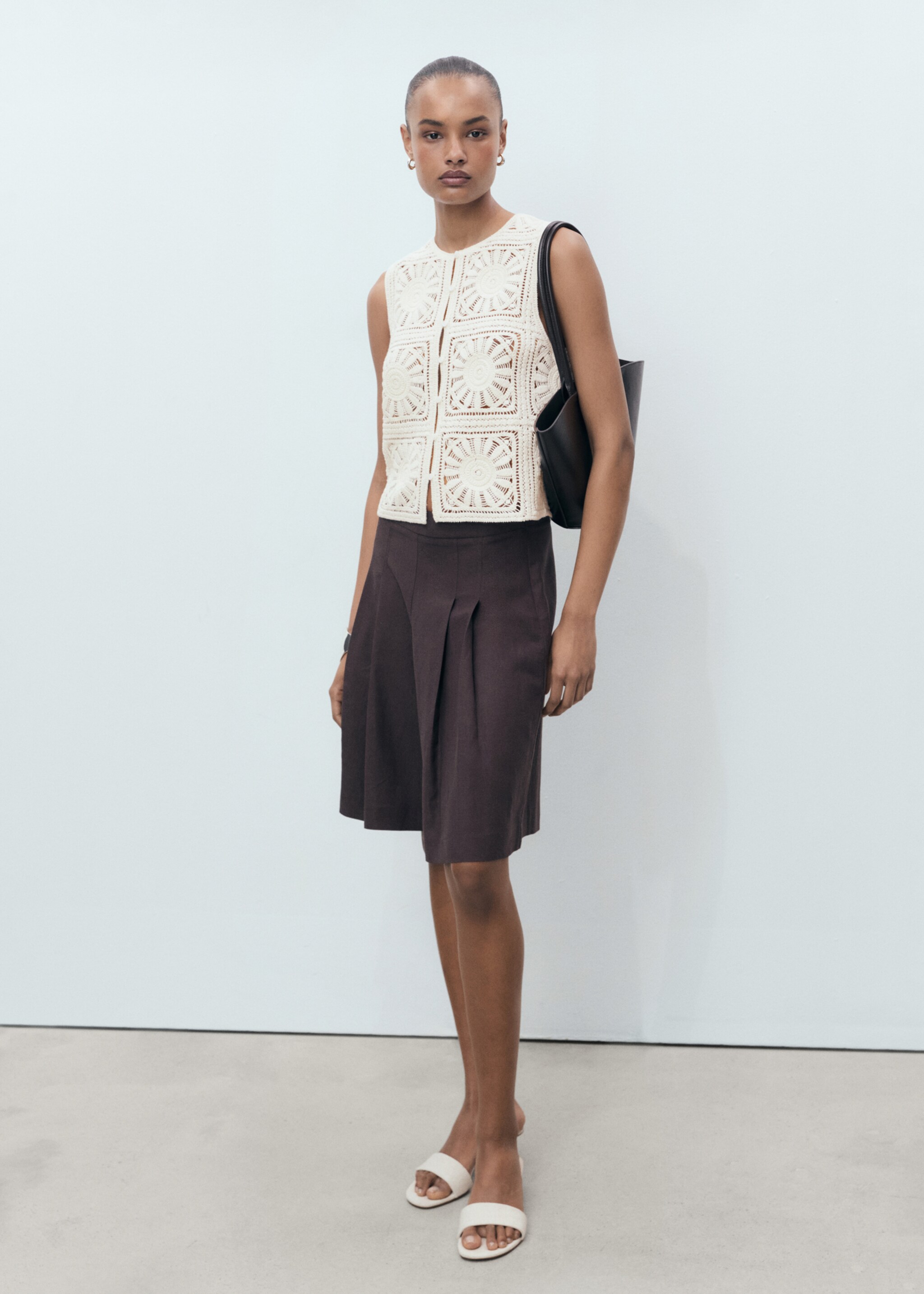 Gilet maille crochet - Plan général