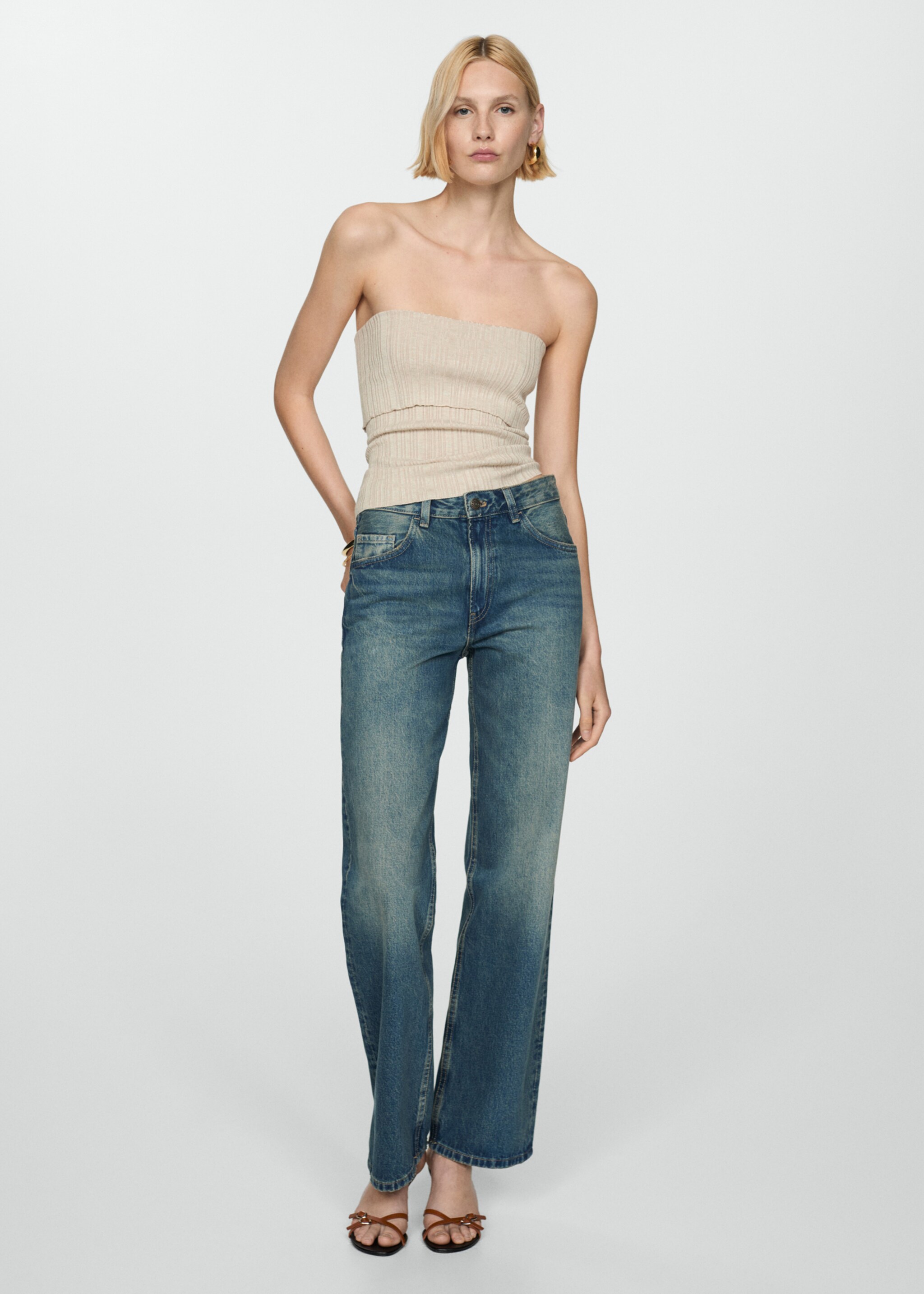 Top bustier maille - Plan général