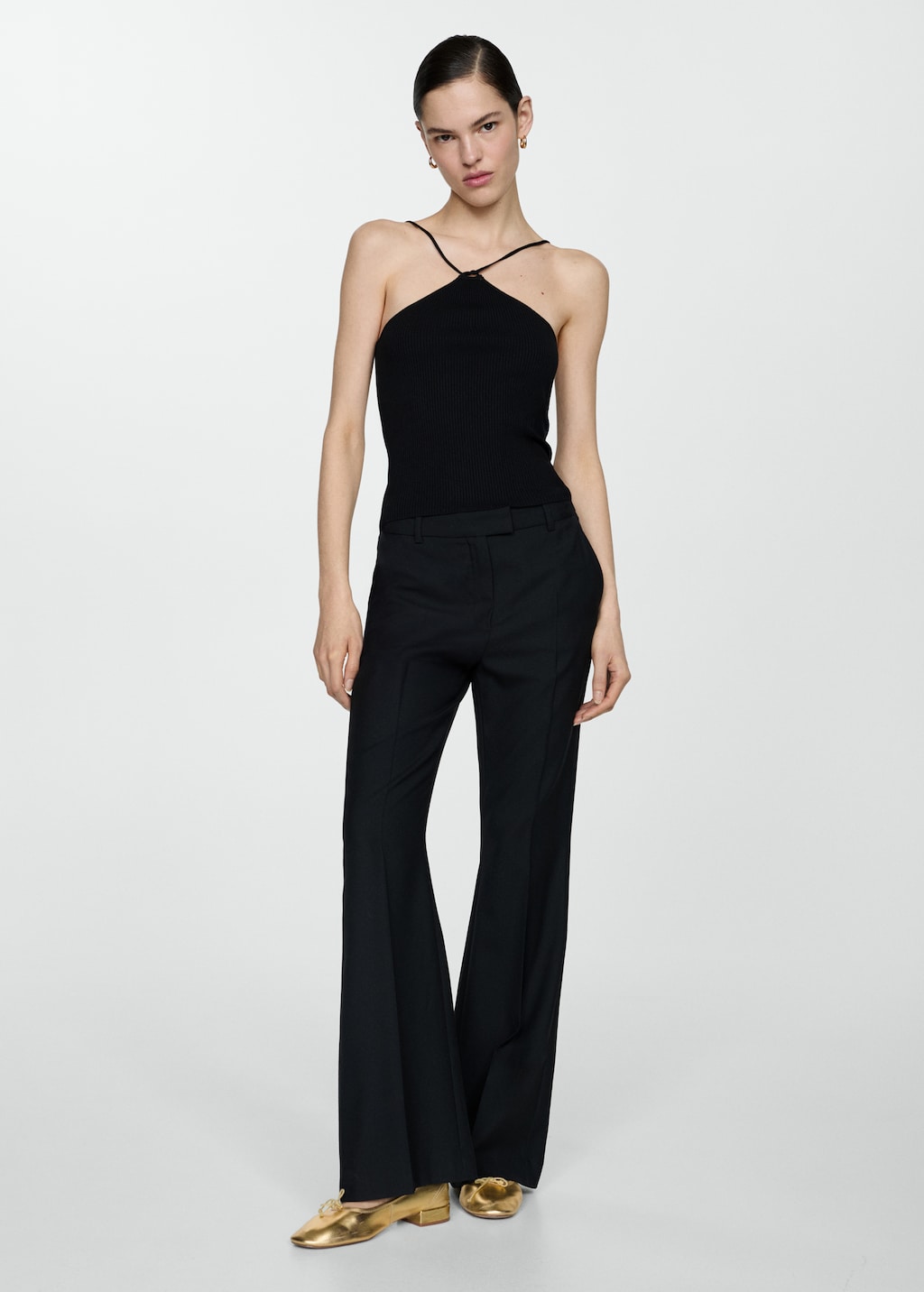 トップス Tape Trimming Cable Knit Top & Pants THOM BROWNE Slim-Fit Cropped Striped Cable-Knit Cotton