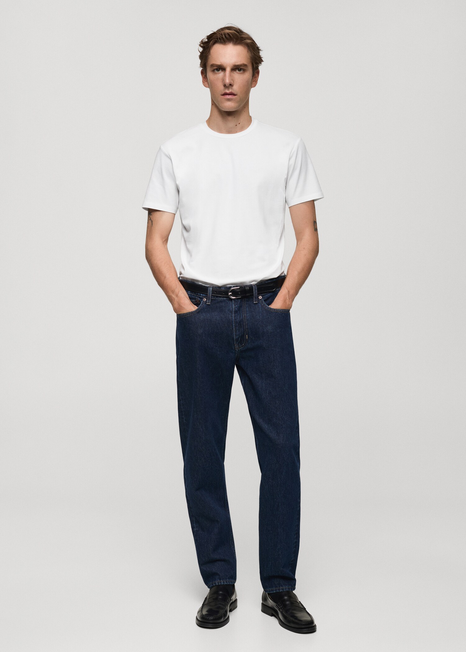 Stretch cotton T-shirt - General plane