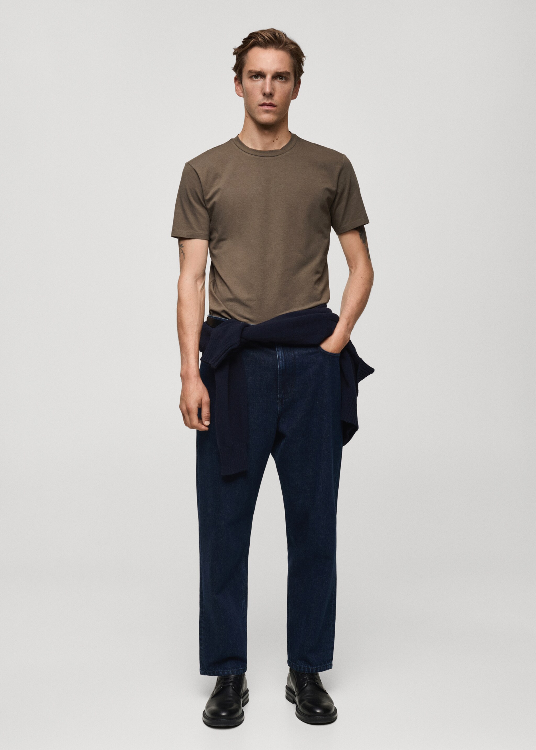 Stretch cotton T-shirt - General plane