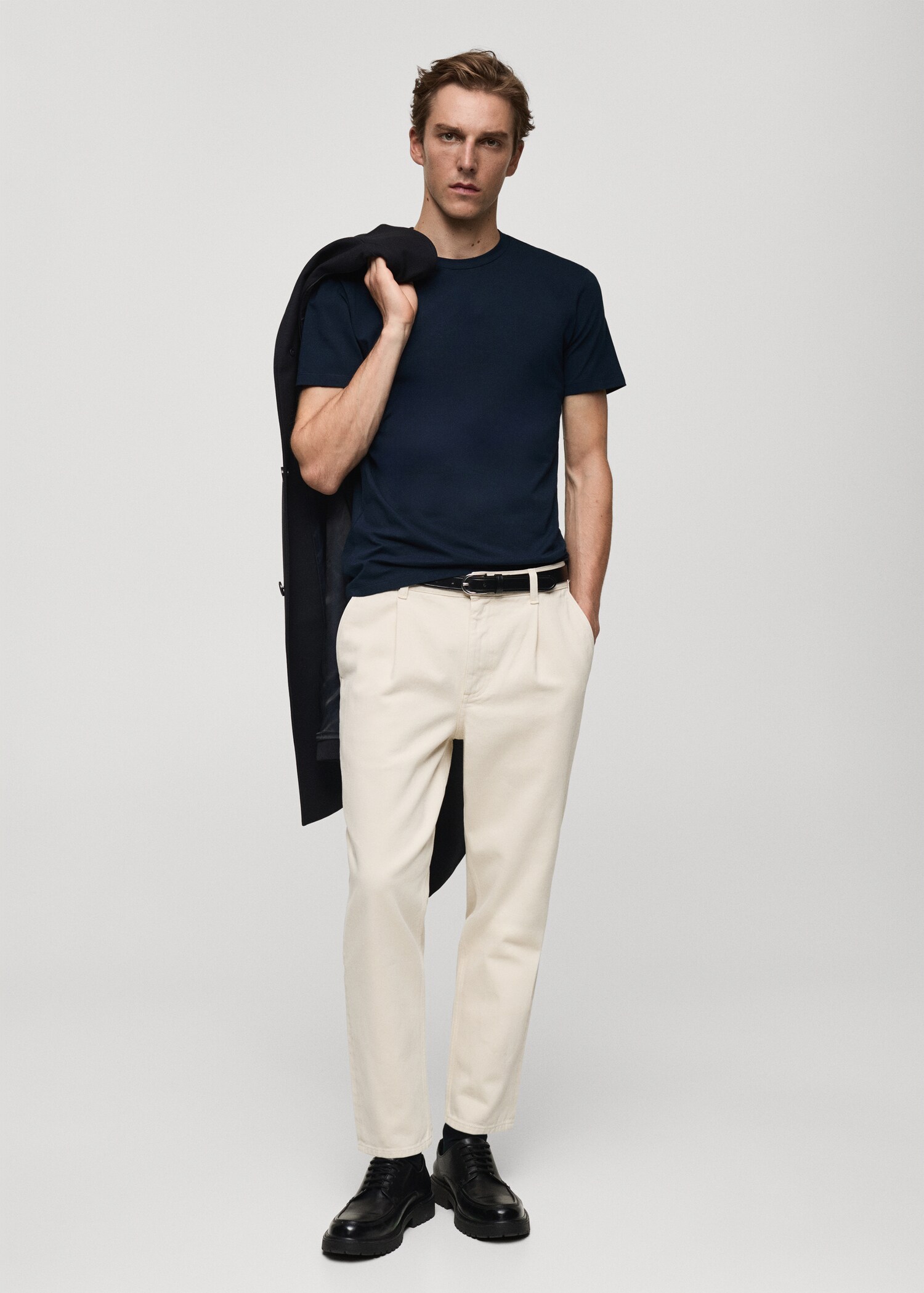 Stretch cotton T-shirt - General plane