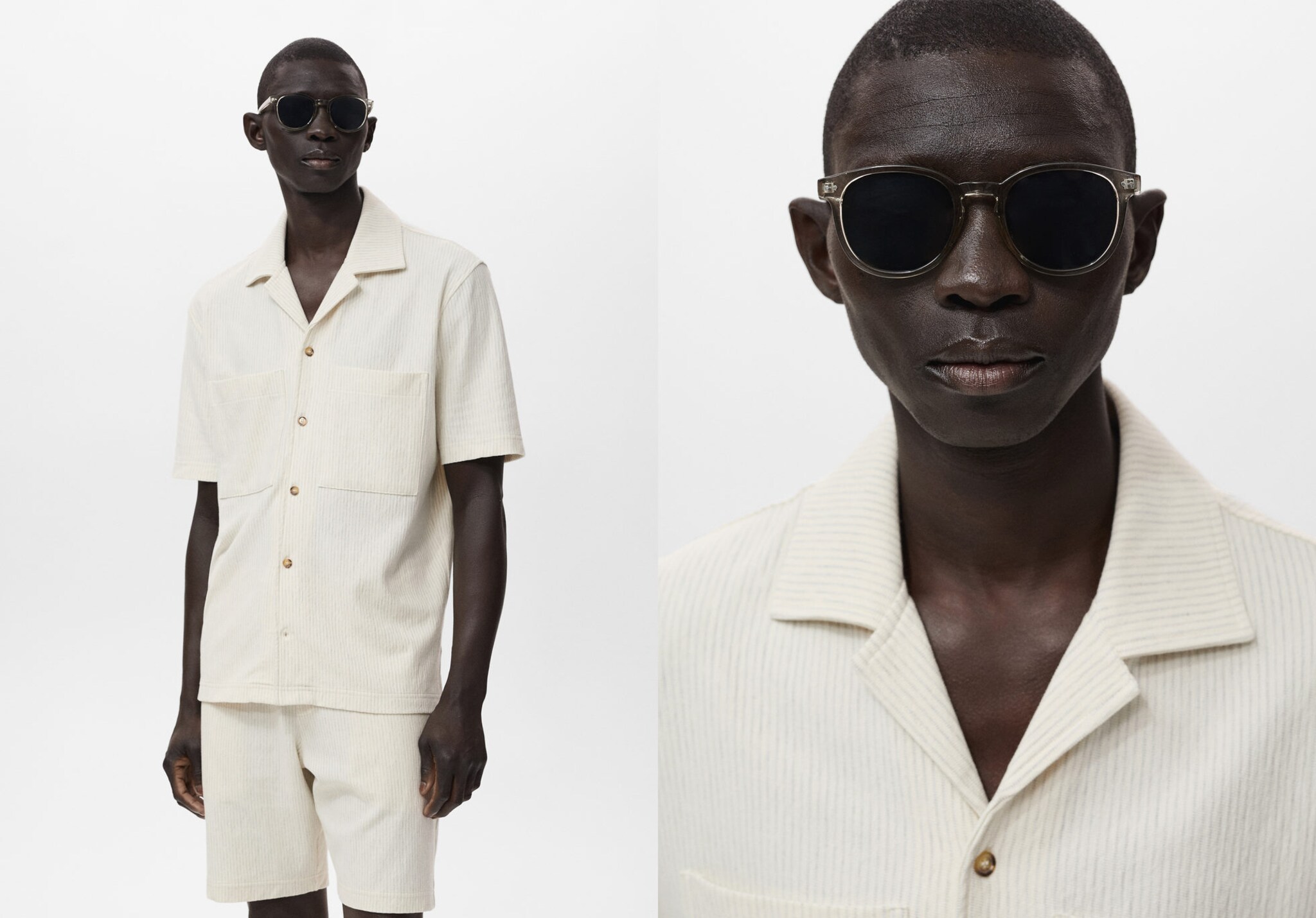 Striped cotton shirt - Panoramic plane