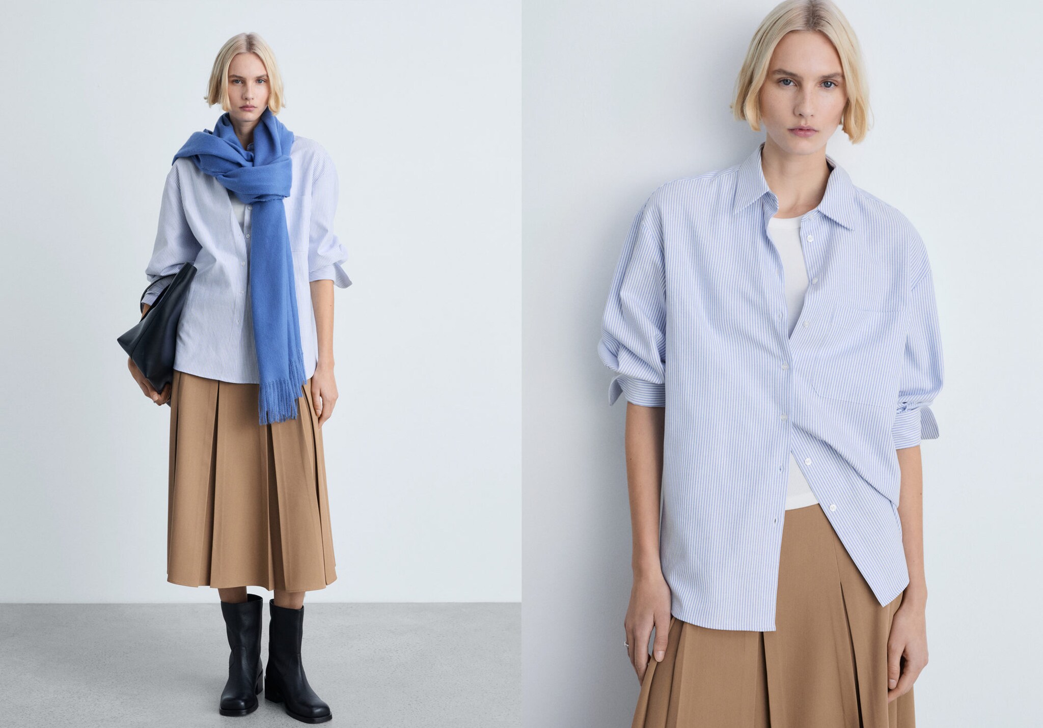 Striped cotton shirt - Panoramic plane