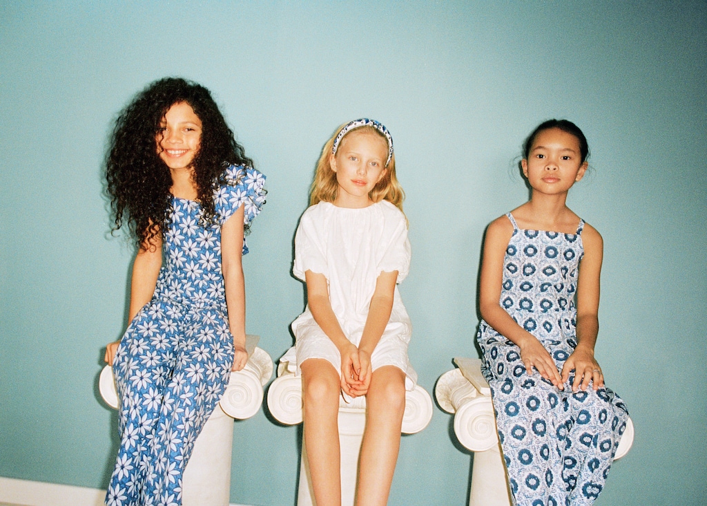 Ruffled printed blouse