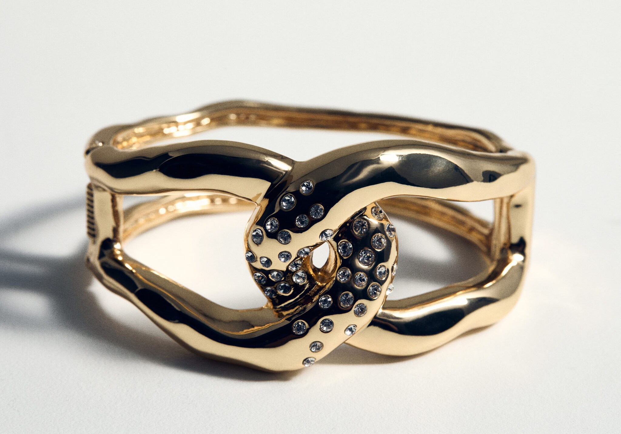 Shiny intertwined bracelet - Panoramic plane