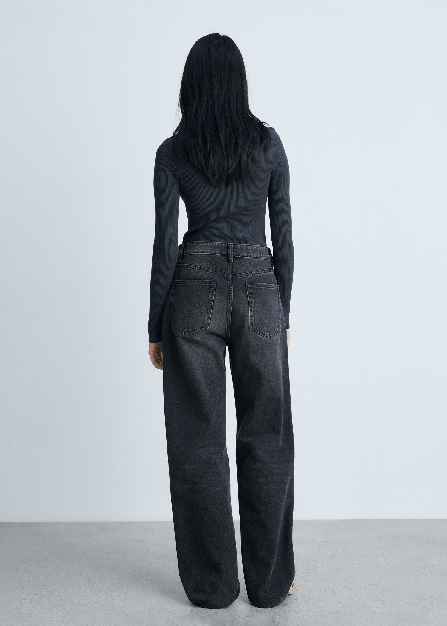 Jeans Miami rectos tiro medio - Reverso del artículo