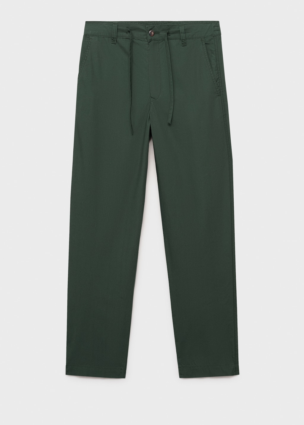 Poplin cotton pants