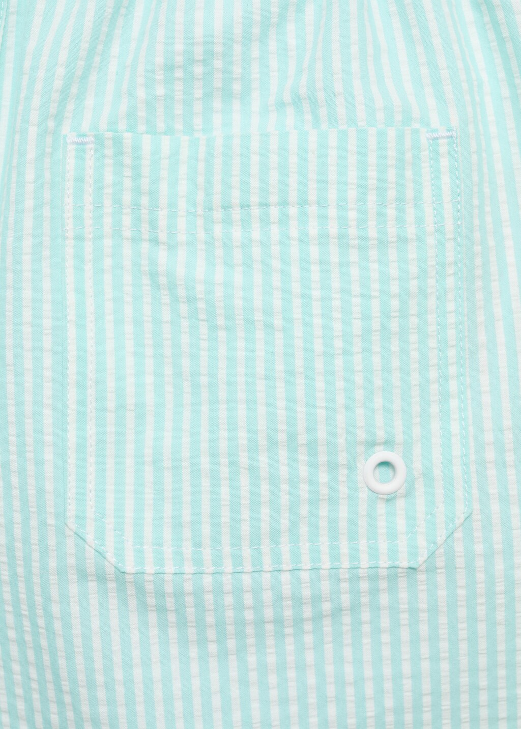 Seersucker striped swimsuit