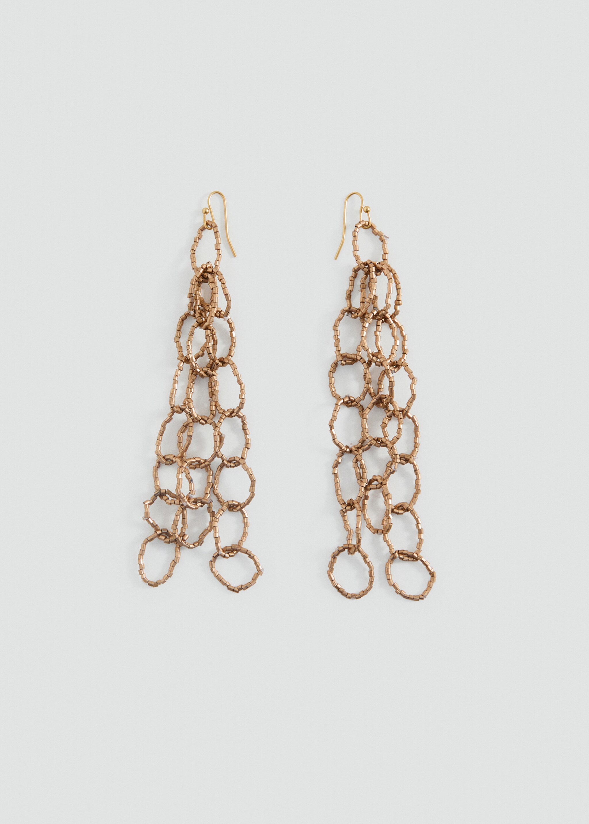 Pendientes aros entrelazados - Artículo sin modelo