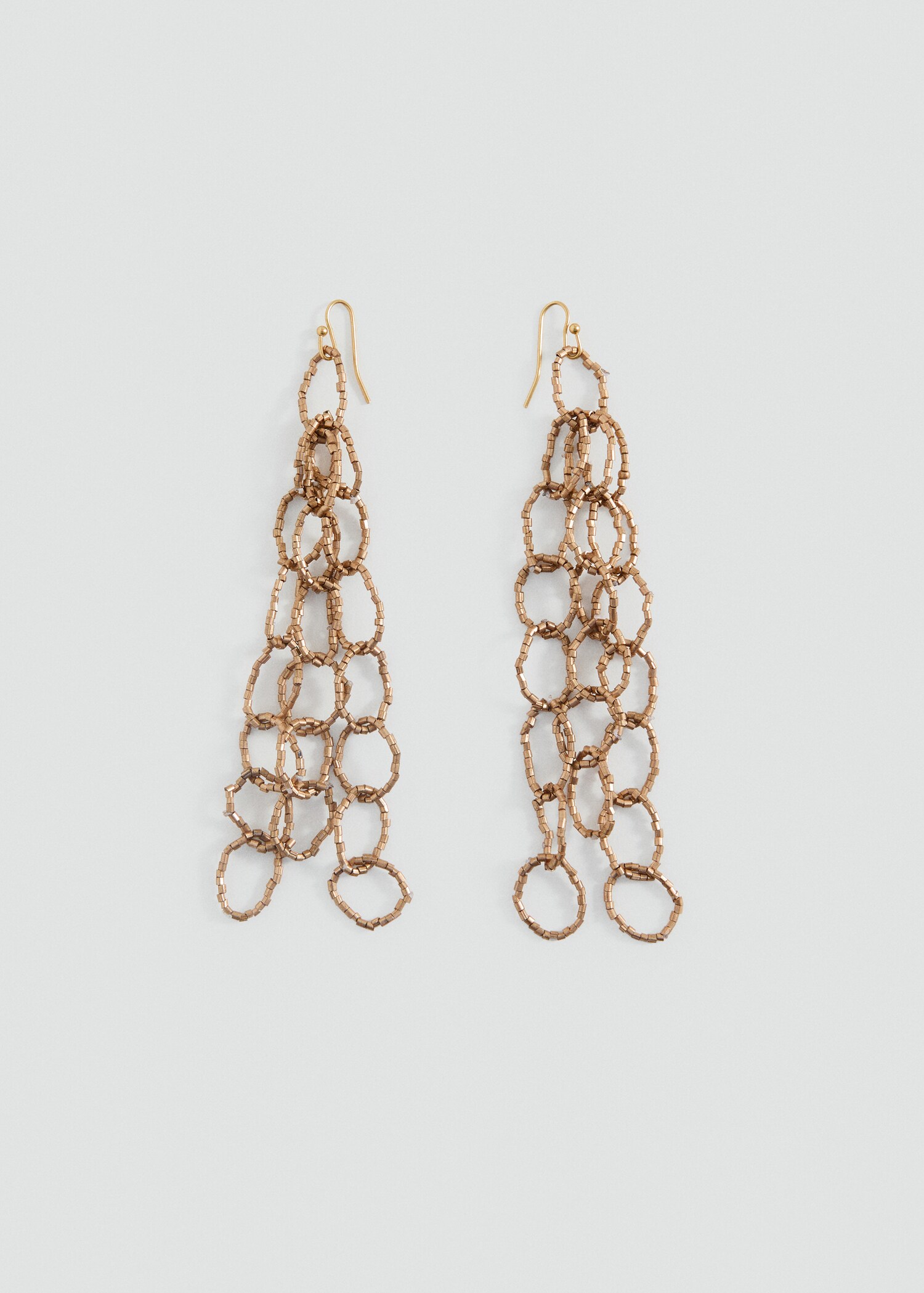 Pendientes aros entrelazados - Artículo sin modelo