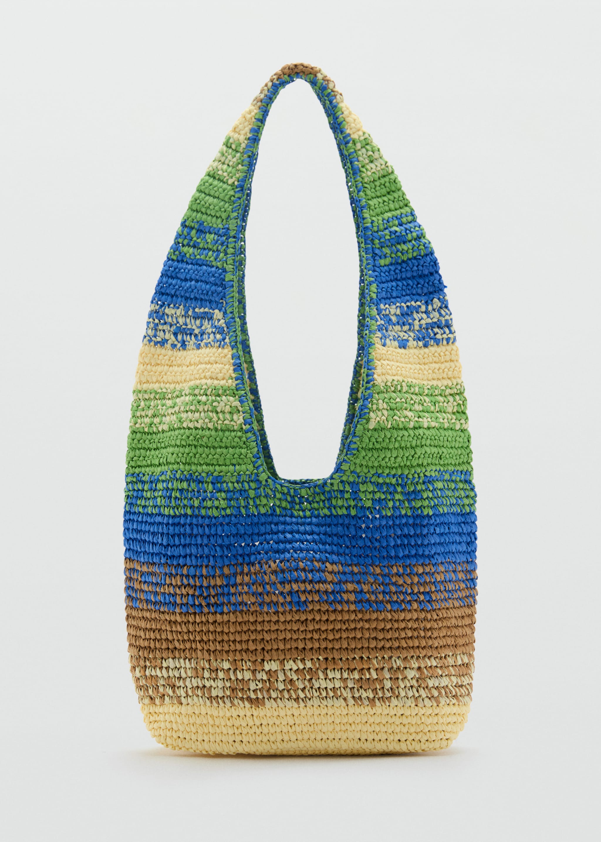 Natural fibre gradient shopping bag - Article without model