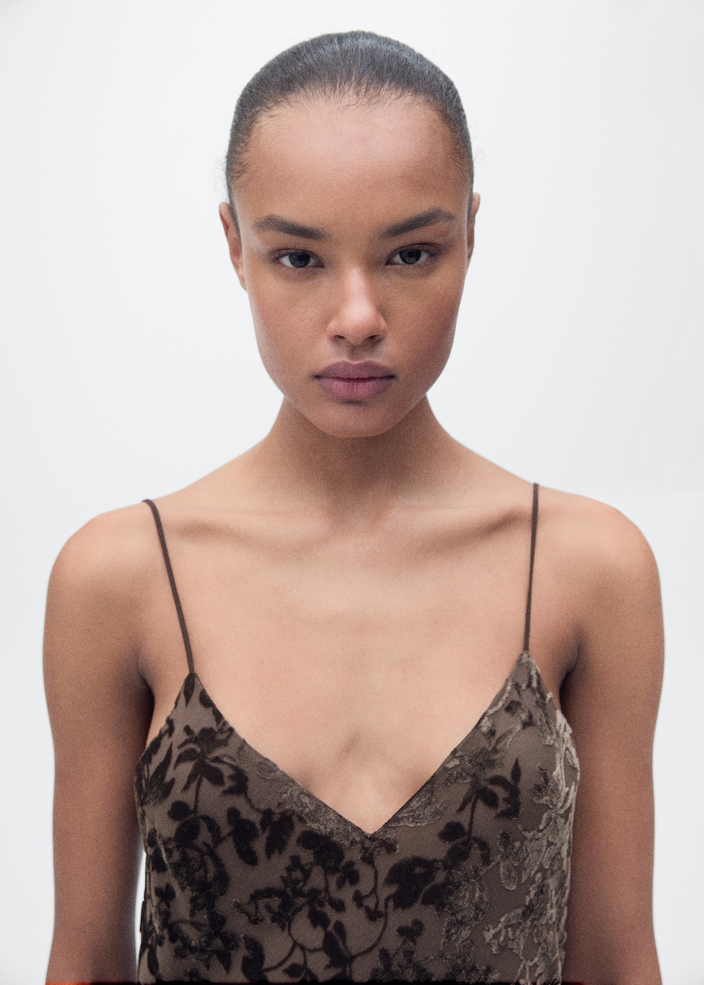 Devoré floral dress