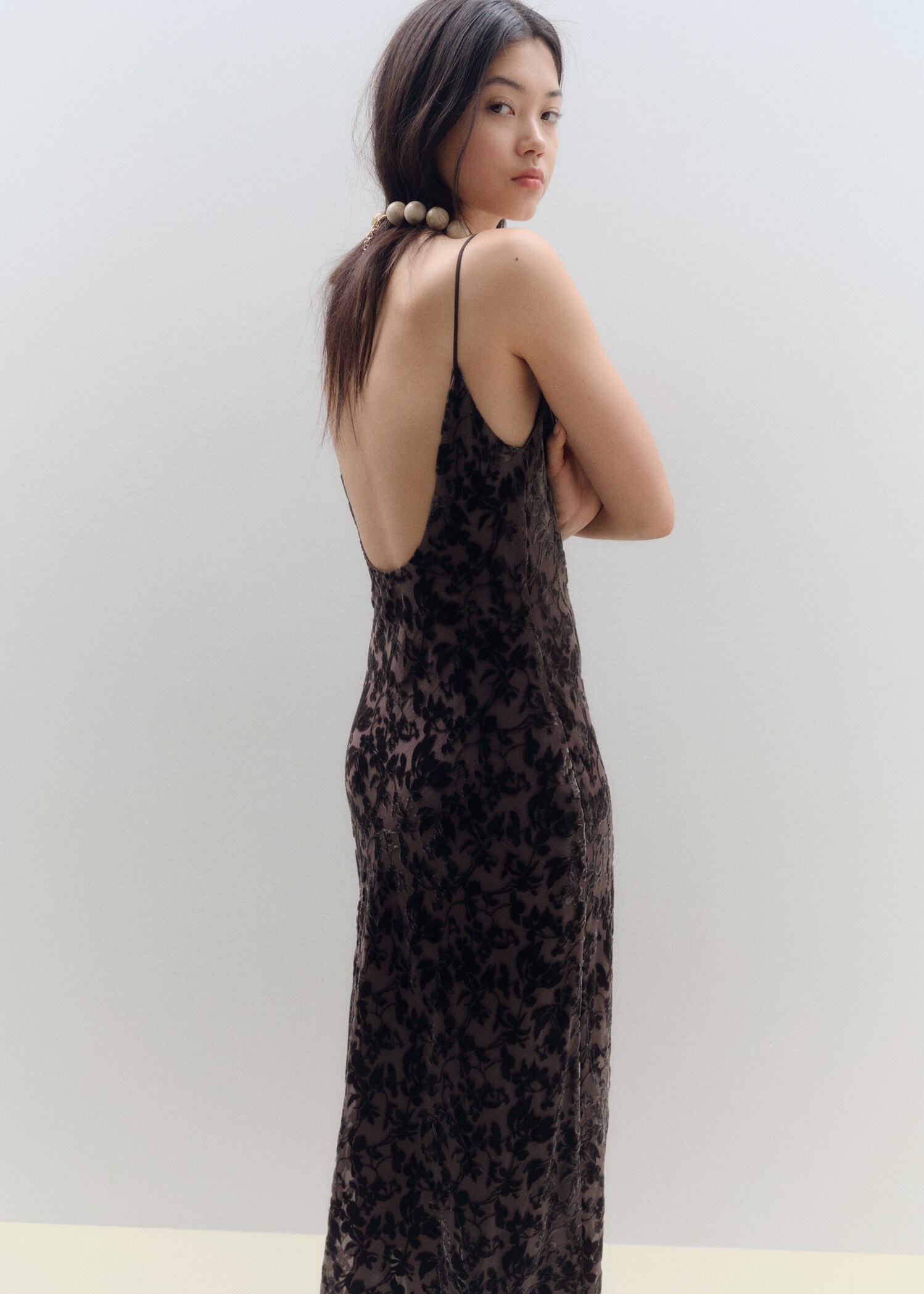 Devoré floral dress - Details of the article 6