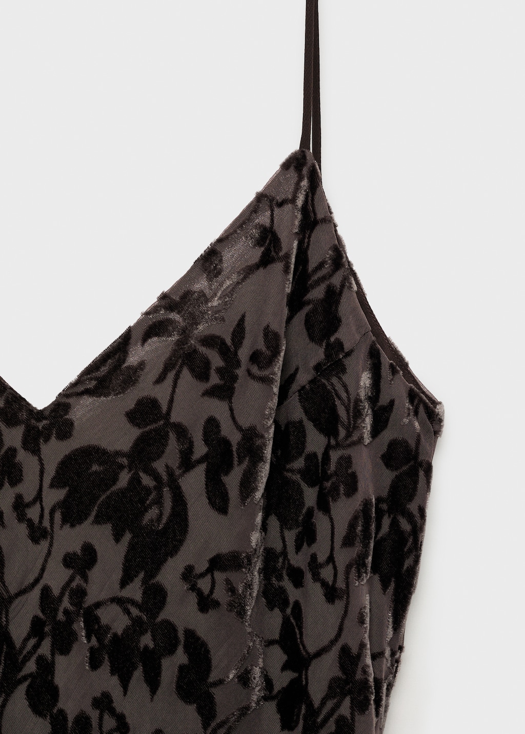 Devoré floral dress