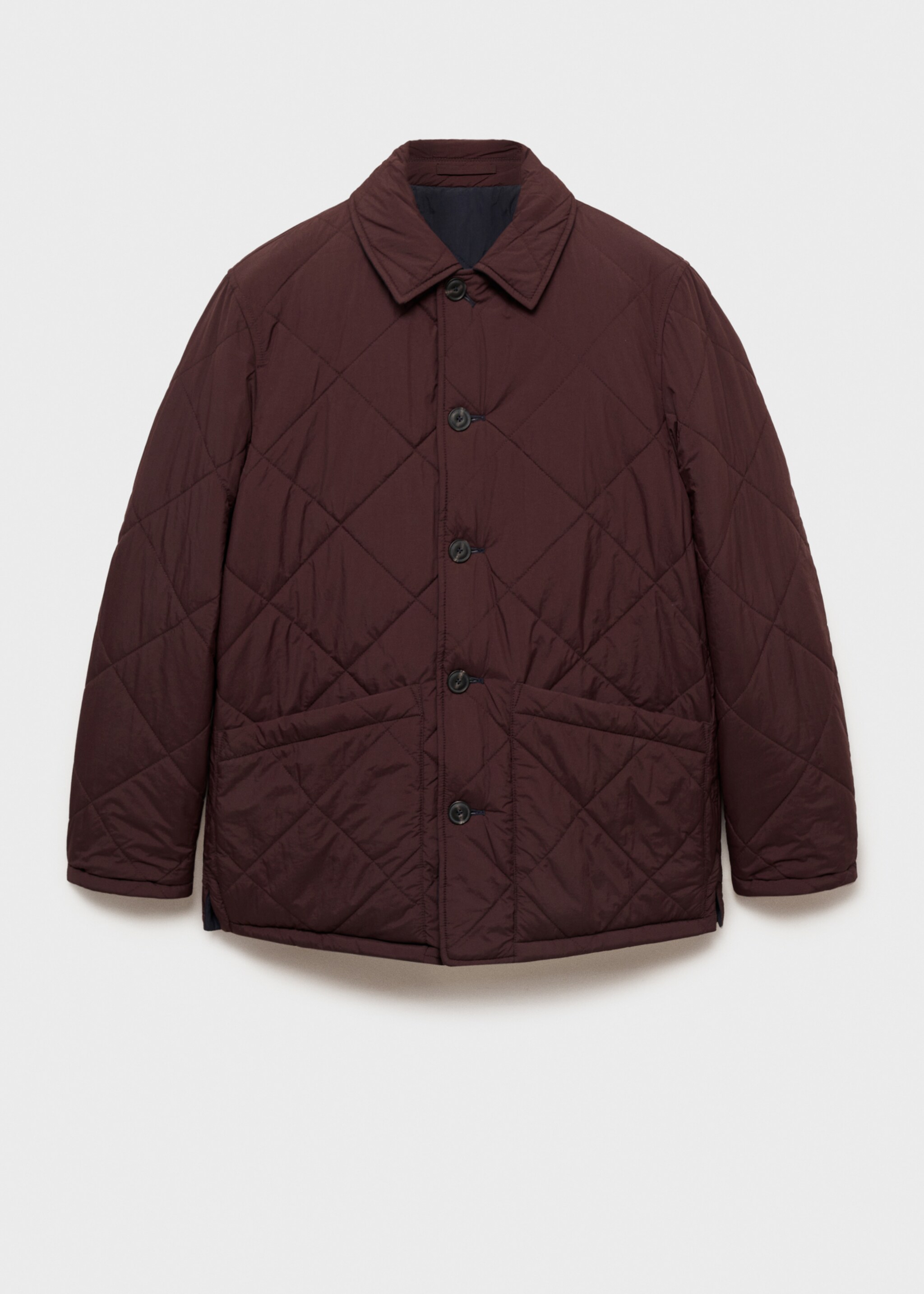 Two-tone reversible quilted jacket - Details of the article 8