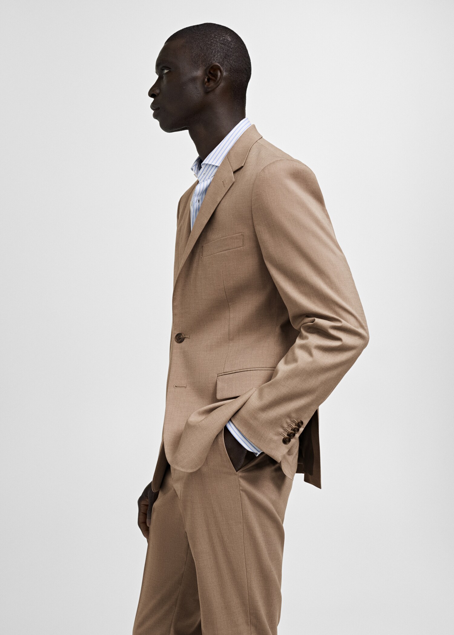 Milan slim-fit suit jacket - Details of the article 2