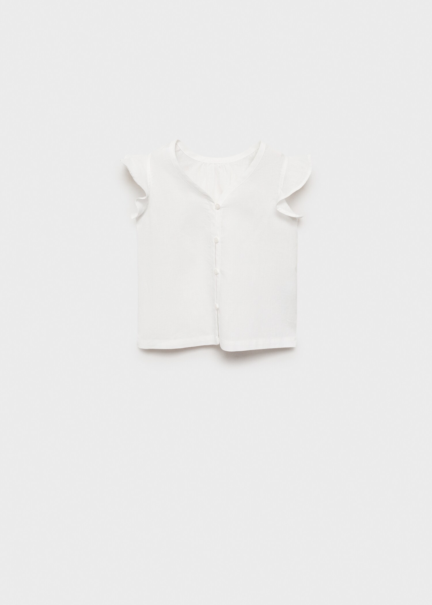 Blouse volantée lin - Article sans modèle
