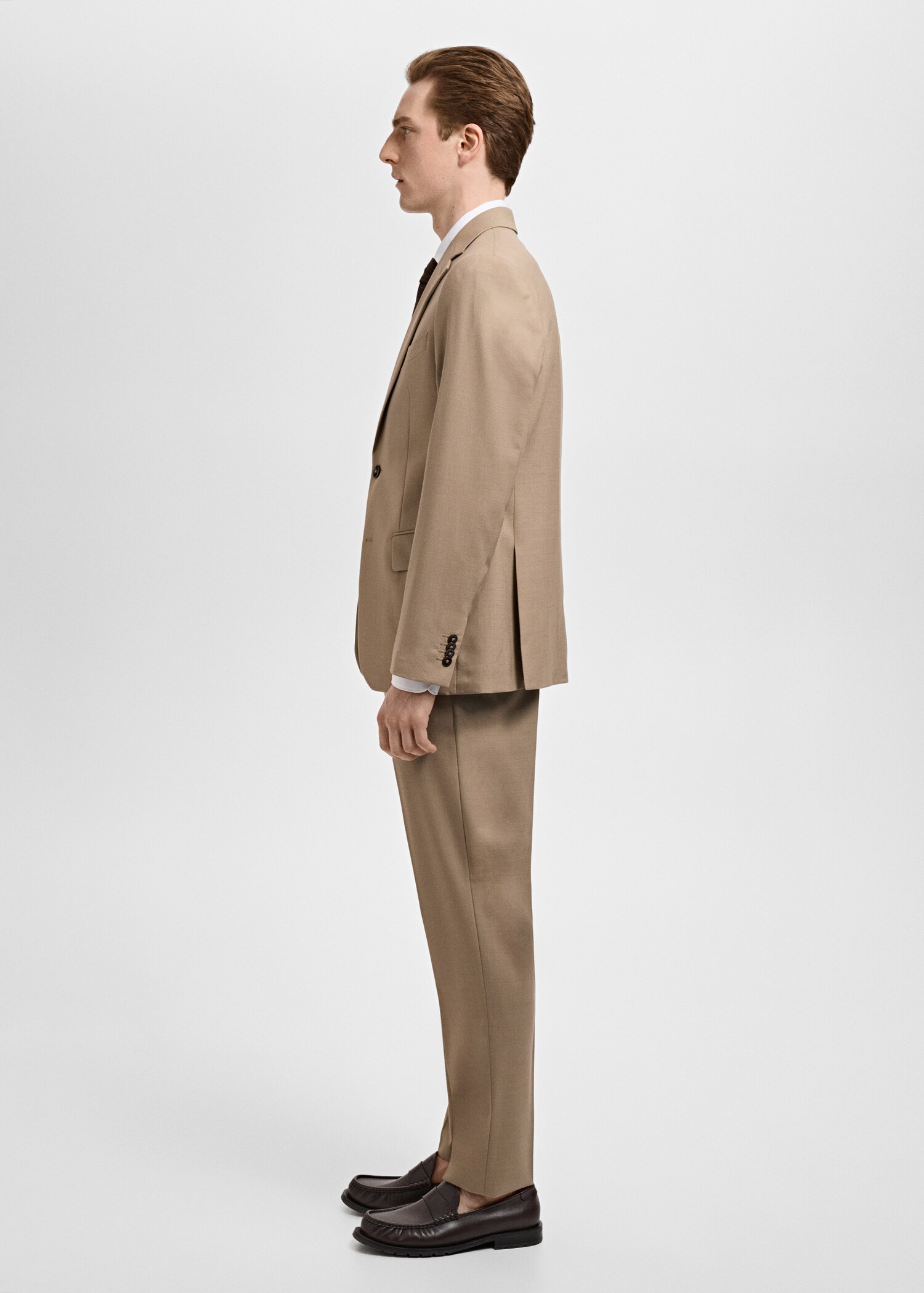 Turin 100% virgin wool suit trousers - Details of the article 4