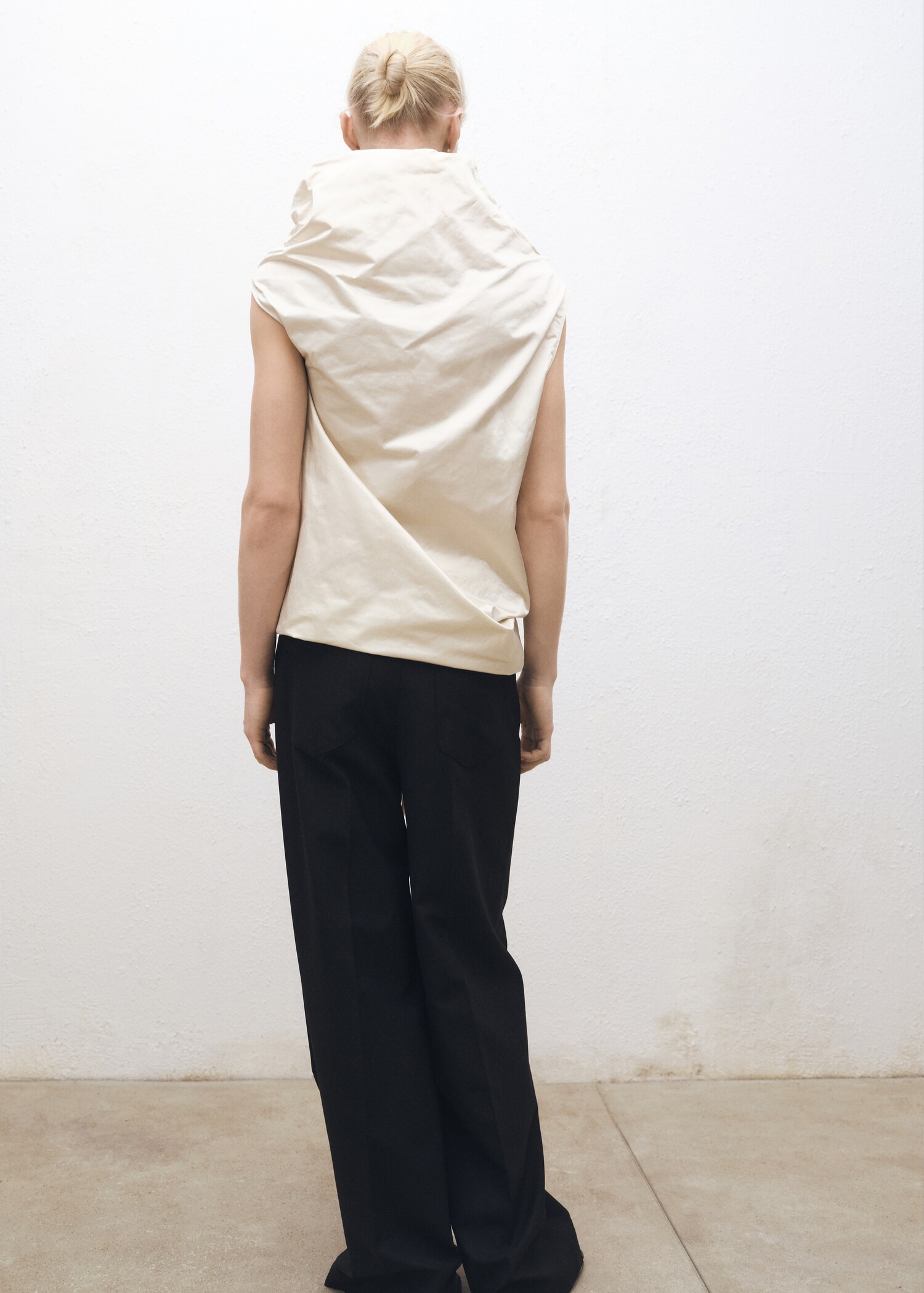 Robe coton col bénitier - Verso de l’article