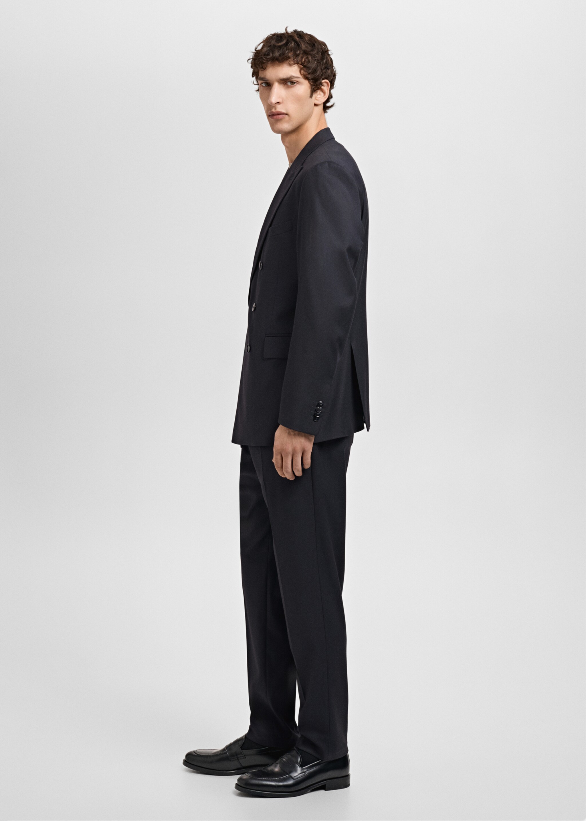Monaco slim-fit suit trousers - Details of the article 2