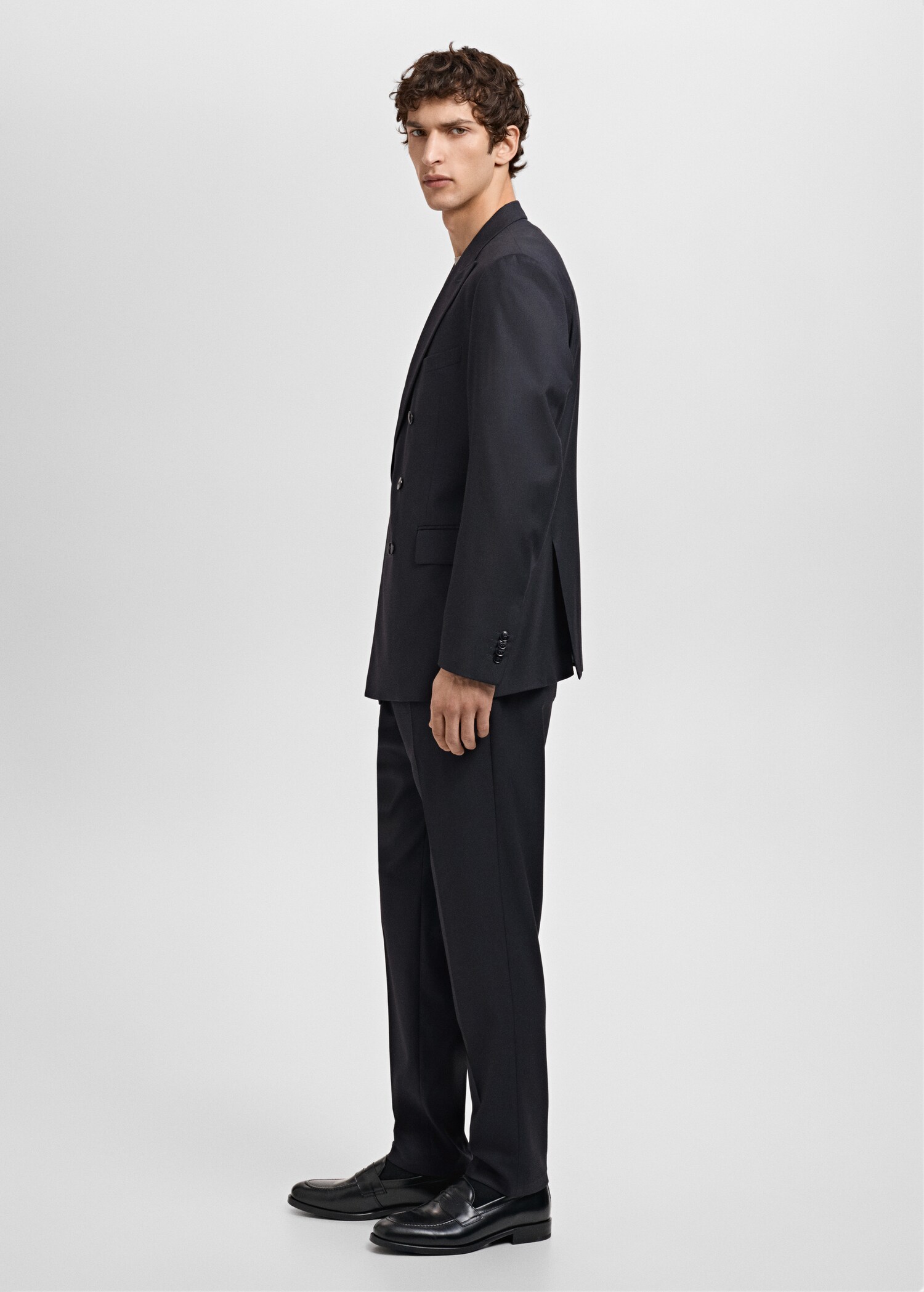 Monaco slim-fit suit trousers - Details of the article 2